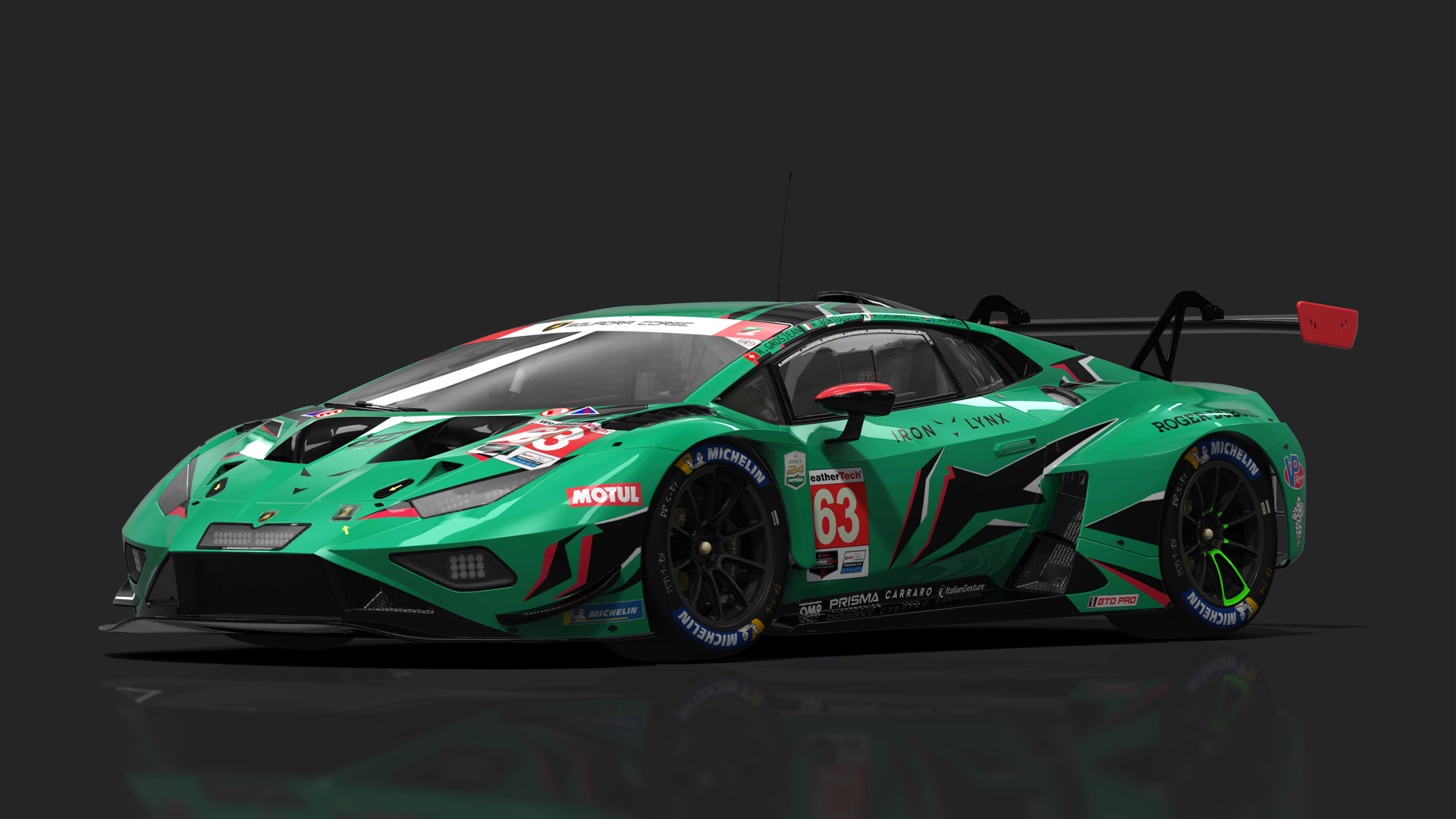 GT3 Lamborghini Huracán GT3 EVO2, skin 2023_Iron_Lynx_#63_Rolex24