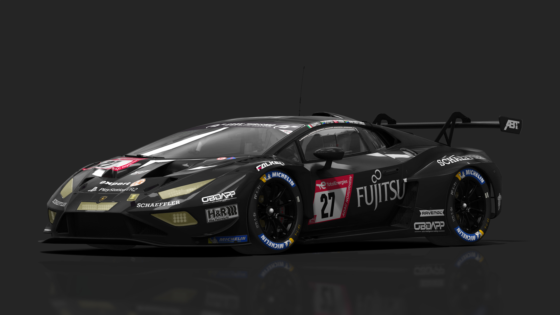 GT3 Lamborghini Huracán GT3 EVO2, skin 27_abt_sportsline_n24_2023