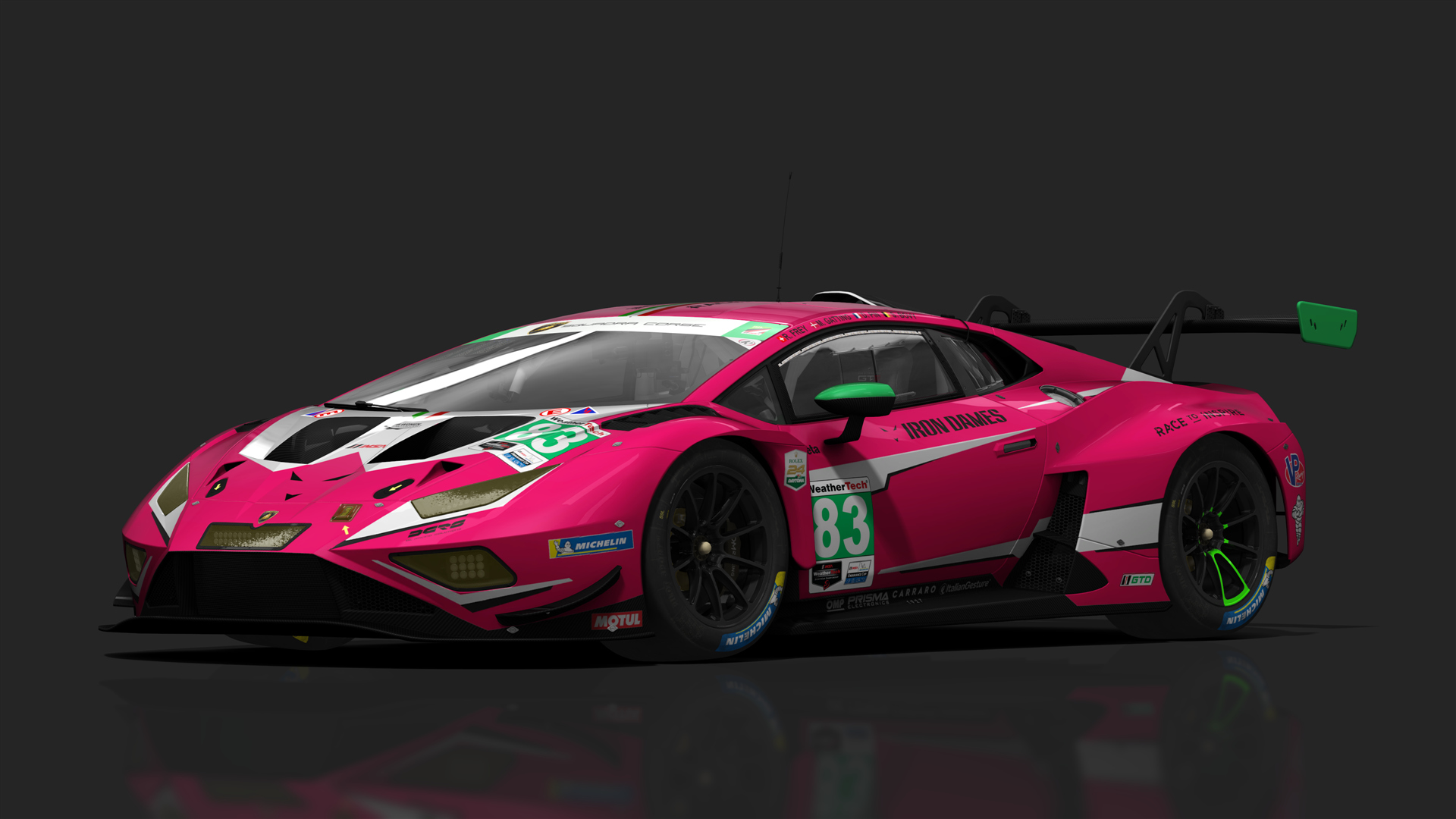 GT3 Lamborghini Huracán GT3 EVO2, skin M17_2024_iron_dames_imsa_83