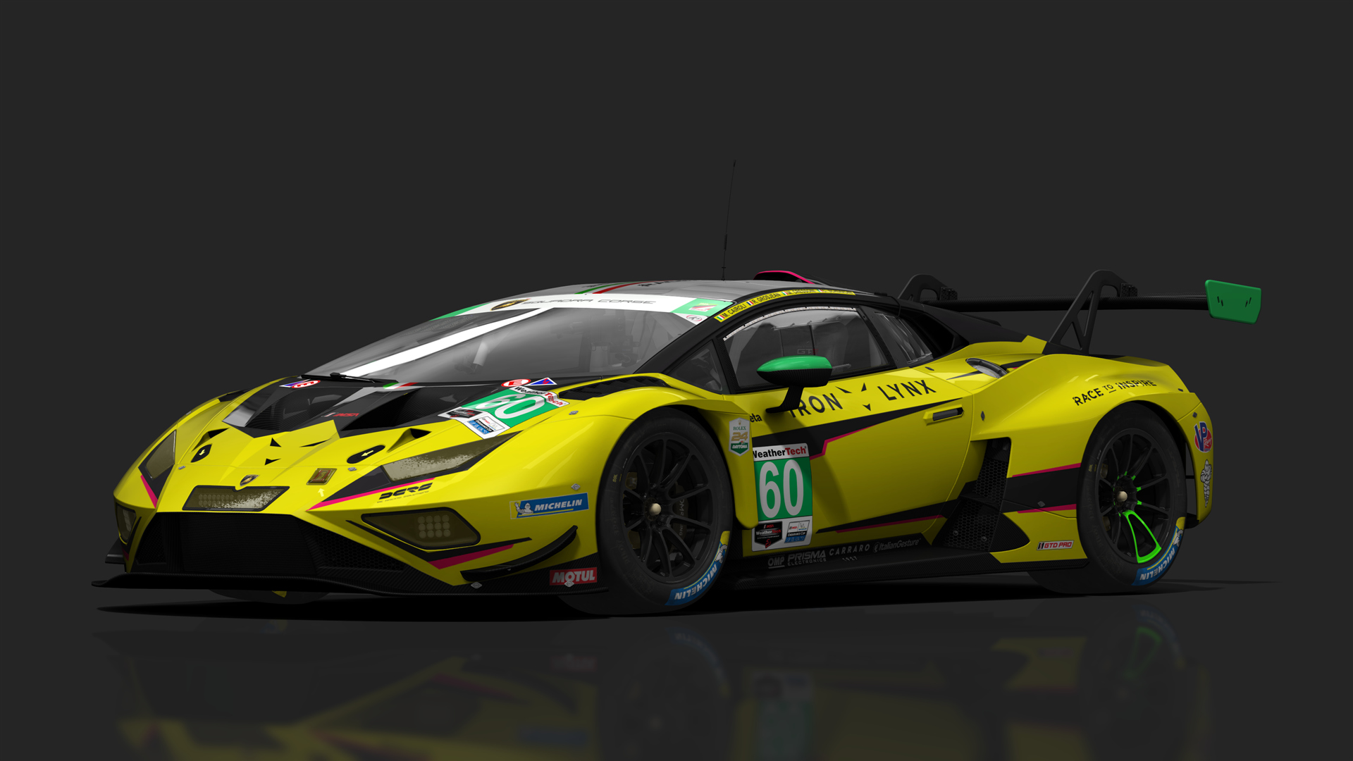 GT3 Lamborghini Huracán GT3 EVO2, skin M17_2024_iron_lynx_imsa_60