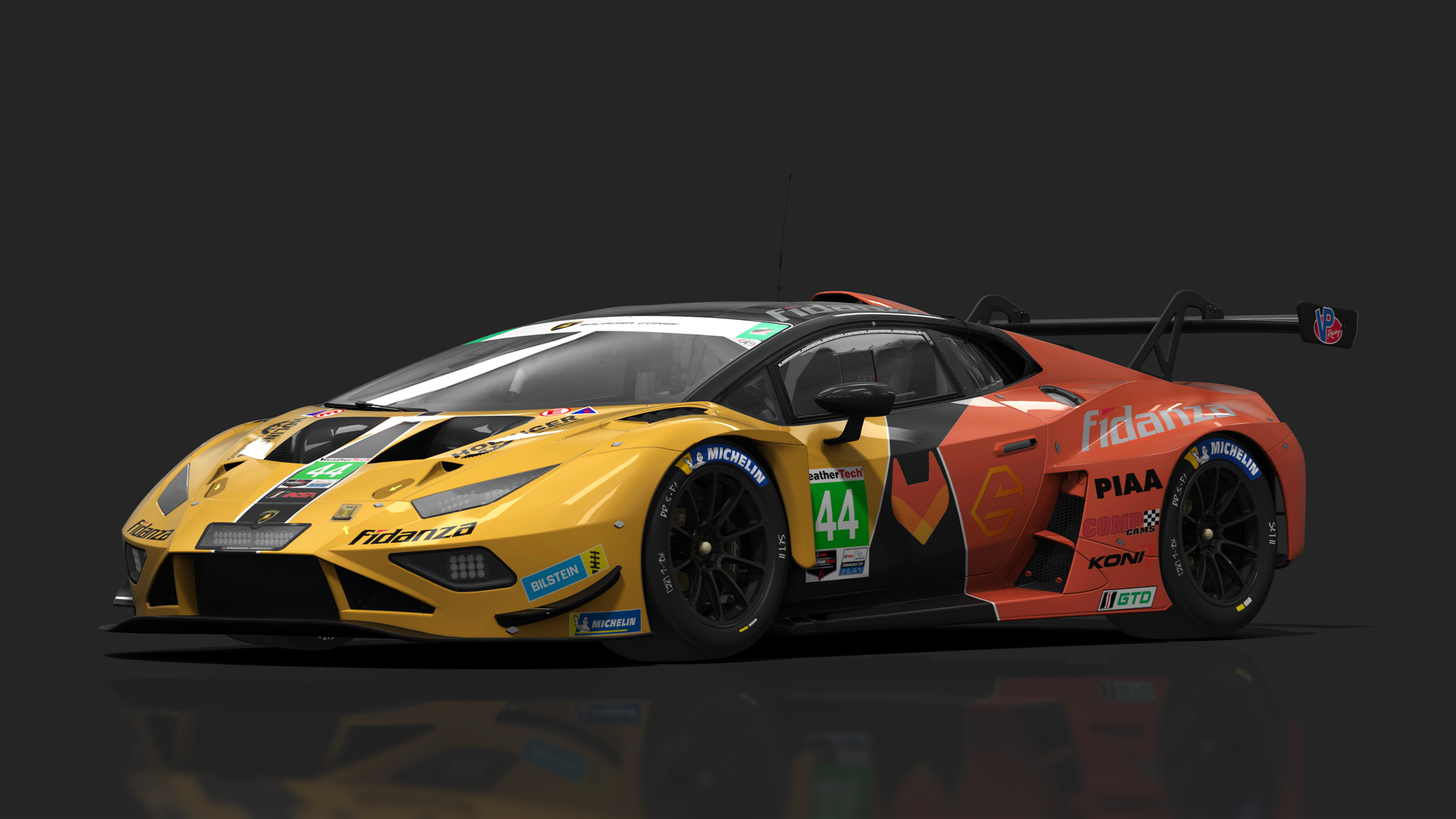 GT3 Lamborghini Huracán GT3 EVO2, skin SP_Trainhard_IMSA_44