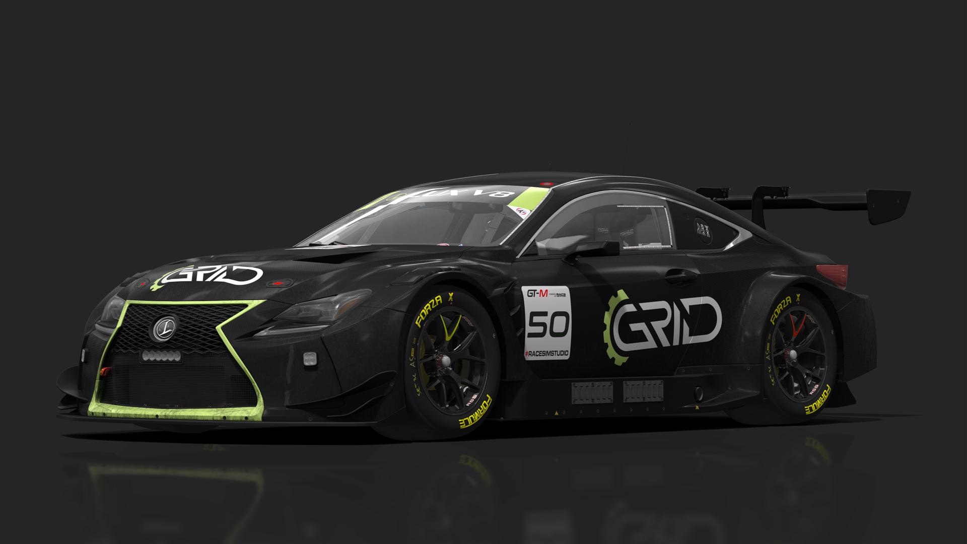 GT3 Lexus RC F GT3, skin 05_carbon_50