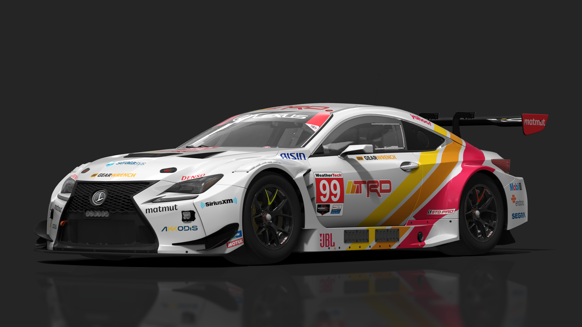 GT3 Lexus RC F GT3, skin Akoddis_TRD_99