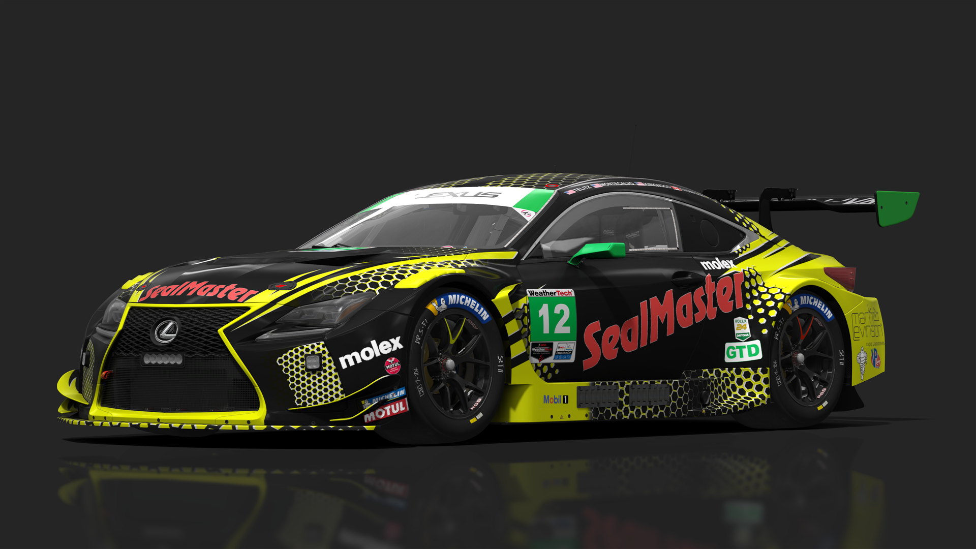 GT3 Lexus RC F GT3, skin imsa23_#12-daytona24