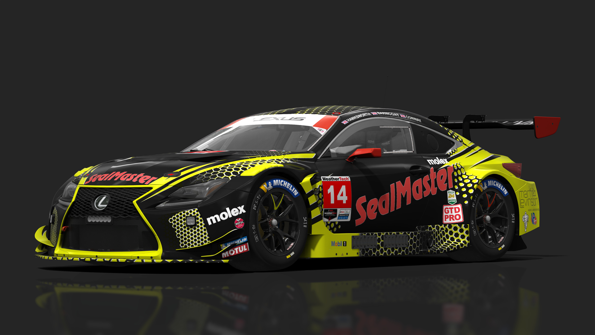 GT3 Lexus RC F GT3, skin imsa23_#14-daytona24