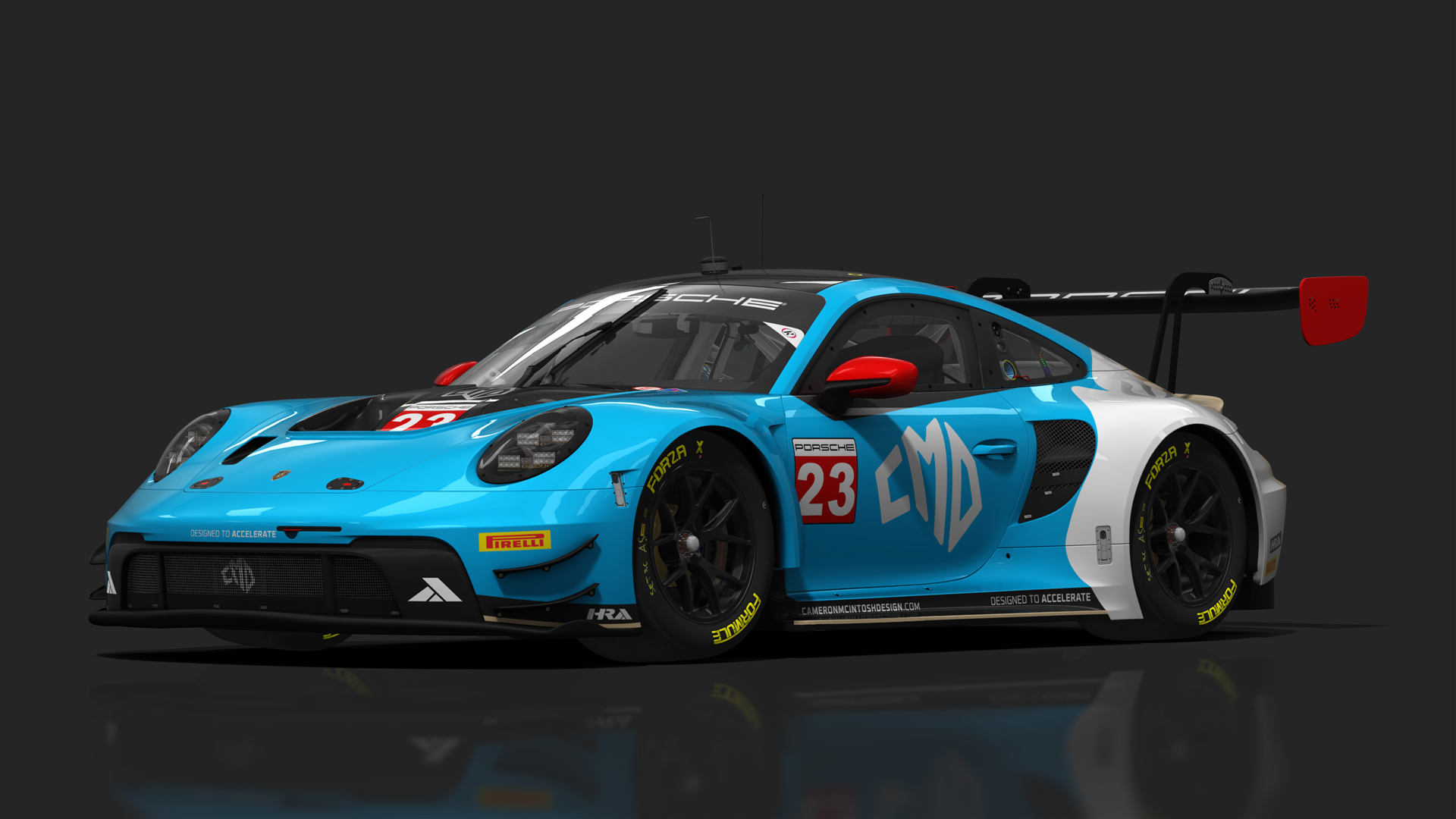 GT3 Porsche 911 GT3 R (992), skin #23 CMD Racing