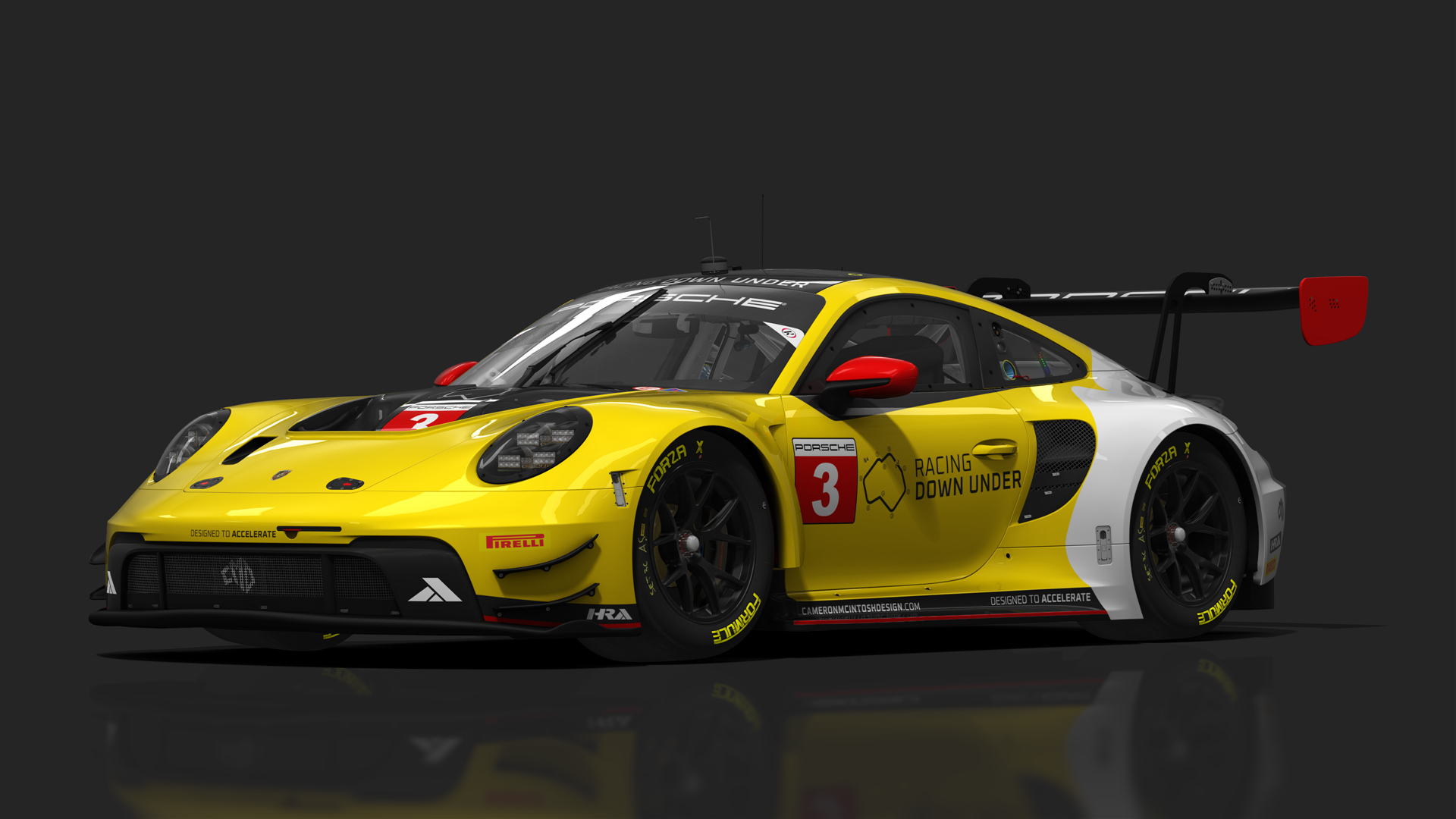 GT3 Porsche 911 GT3 R (992), skin #3 CMD Racing