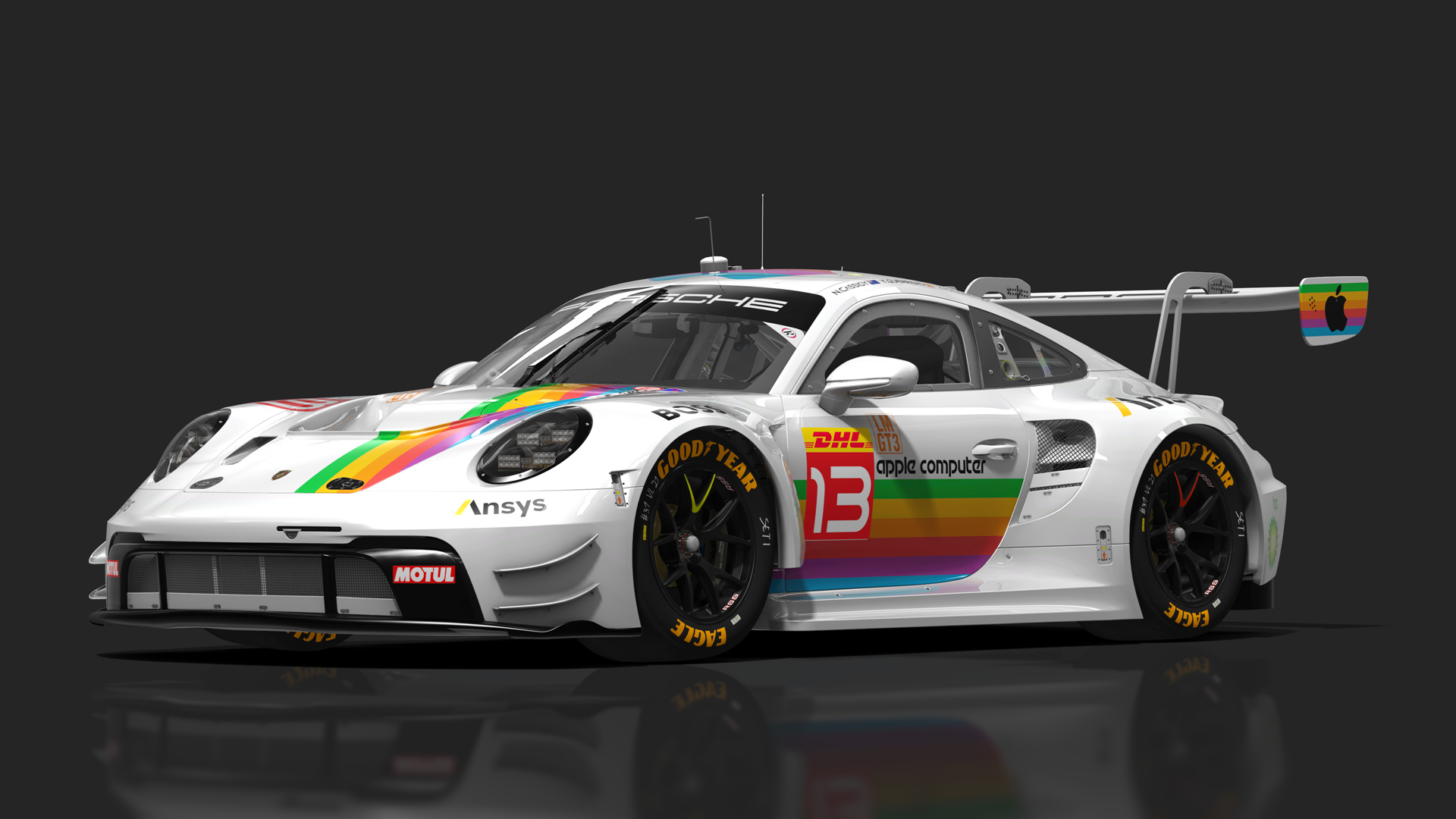 GT3 Porsche 911 GT3 R (992), skin 13_apple