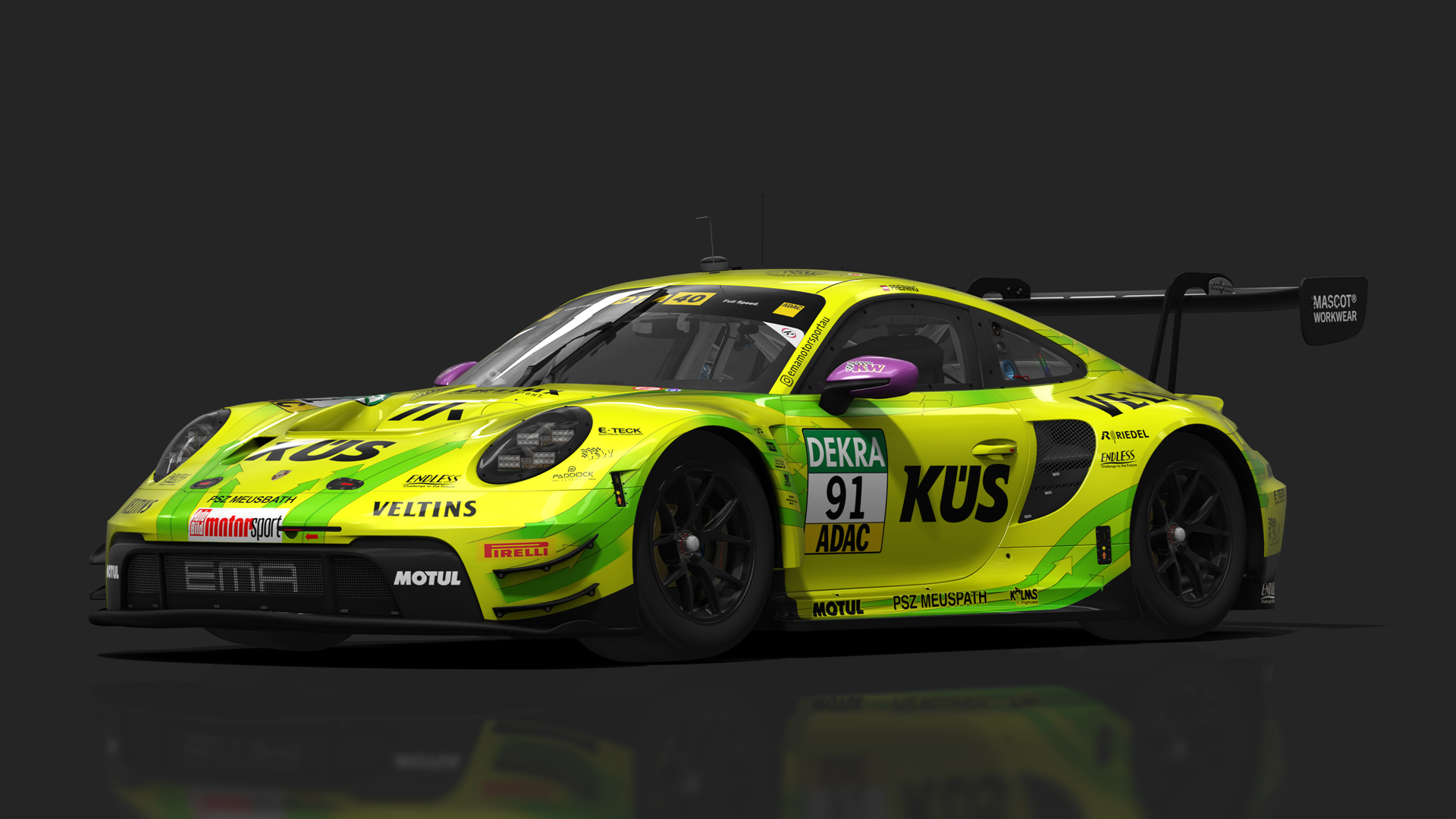 GT3 Porsche 911 GT3 R (992), skin 91_grello_dtm