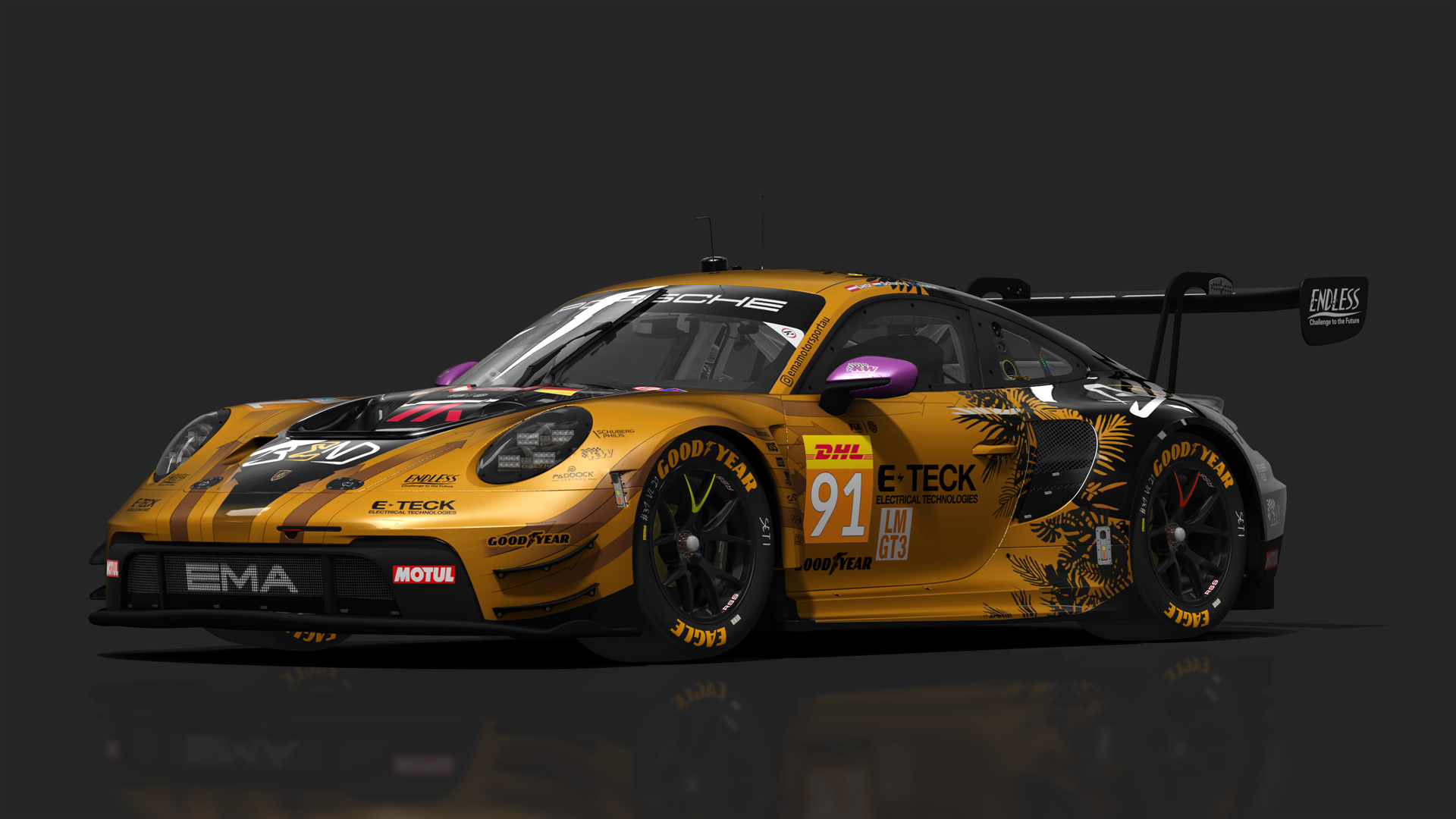 GT3 Porsche 911 GT3 R (992), skin 91_manthey_ema