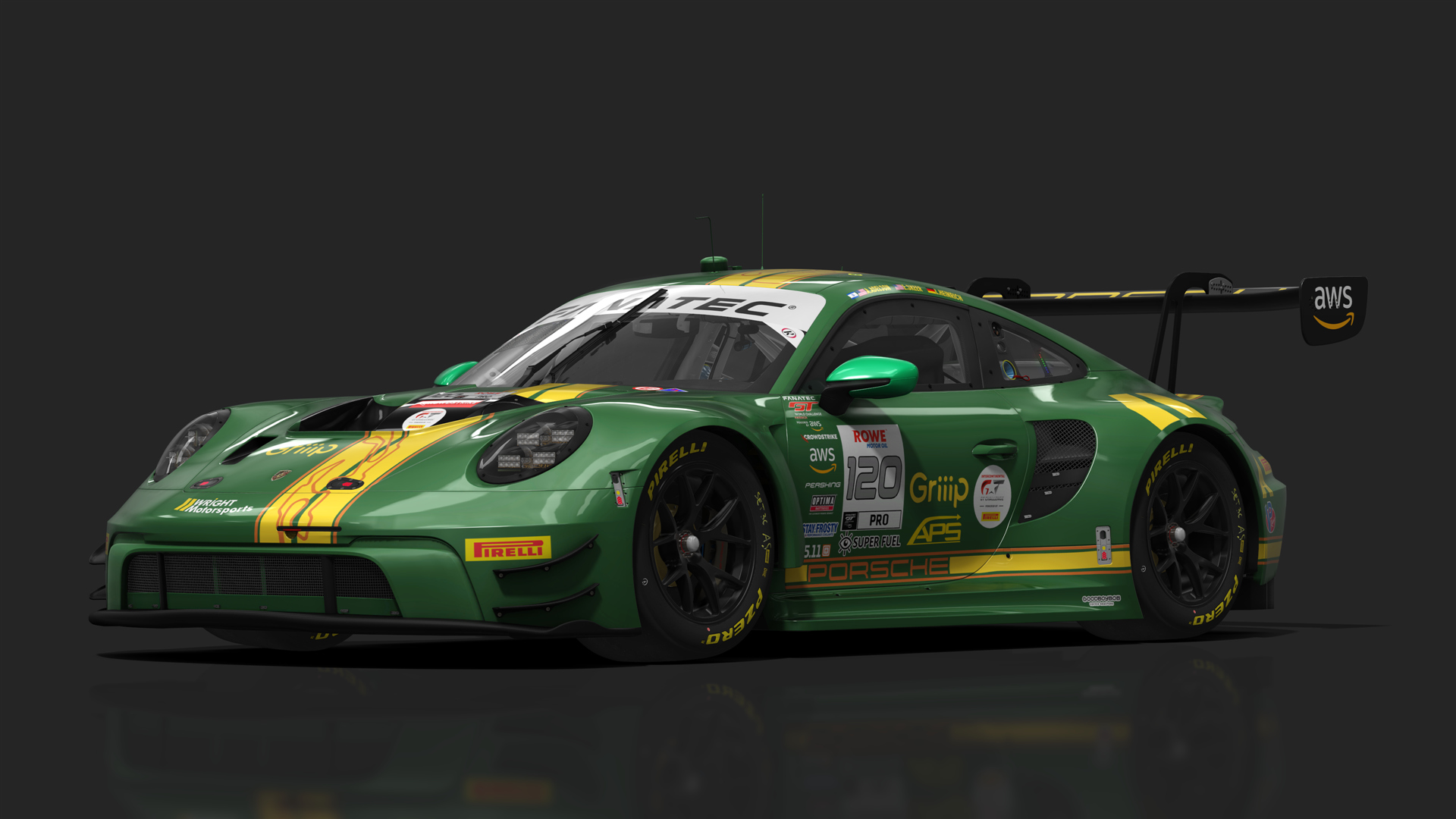 GT3 Porsche 911 GT3 R (992), skin A6_Wright_120_Indy8h