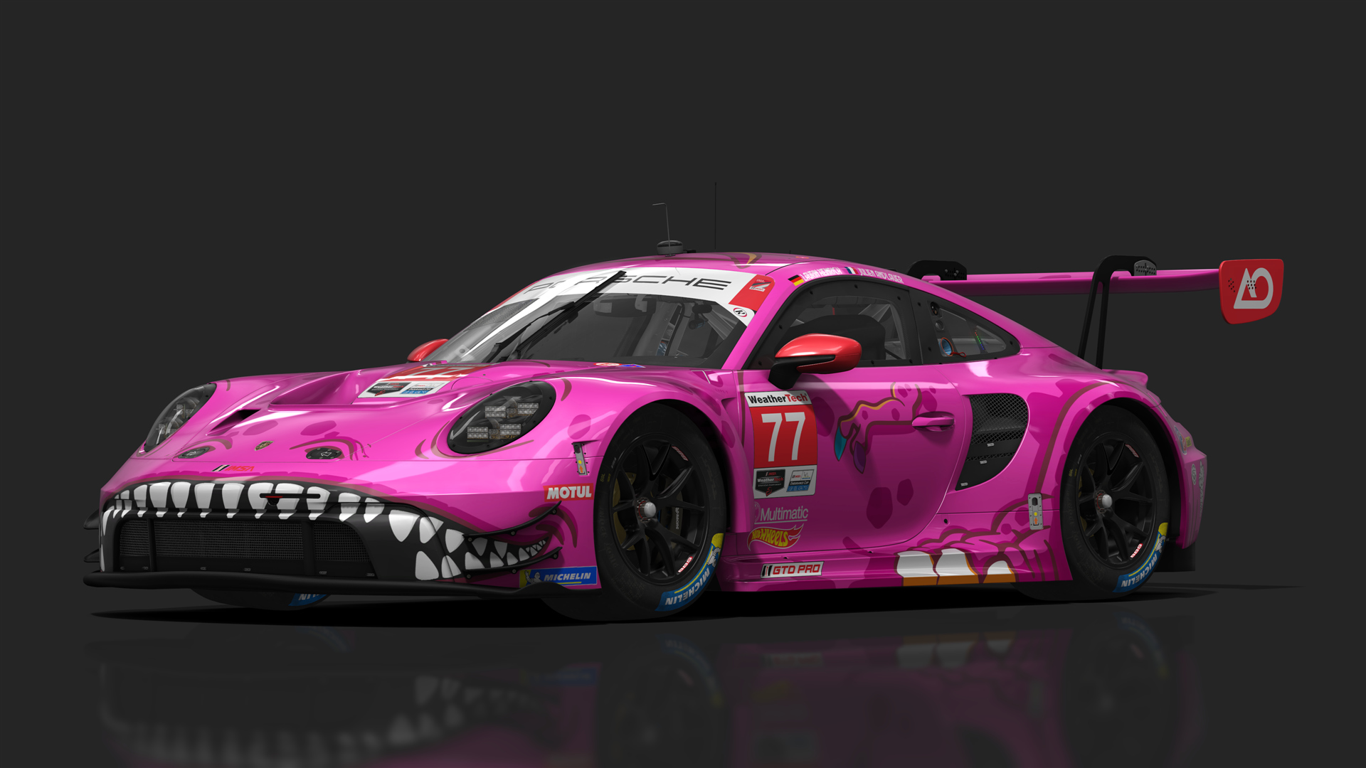 GT3 Porsche 911 GT3 R (992), skin M17_ao_racing_roxy_77