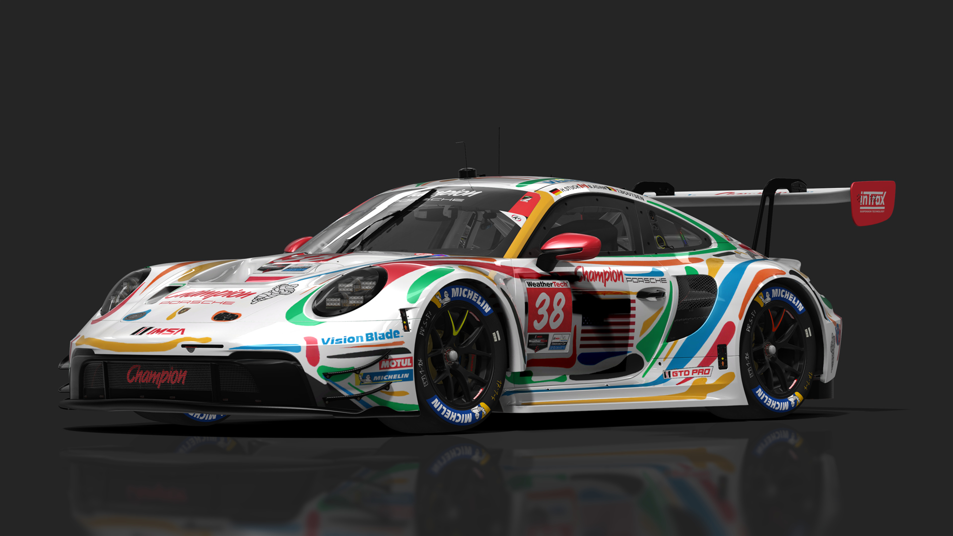 GT3 Porsche 911 GT3 R (992), skin PD_Champion992_IMSA2024SEASON