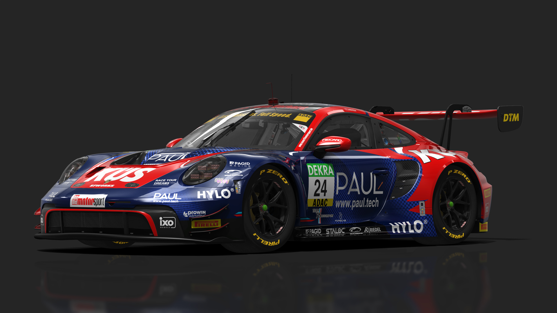 GT3 Porsche 911 GT3 R (992), skin Team 75 Bernhard