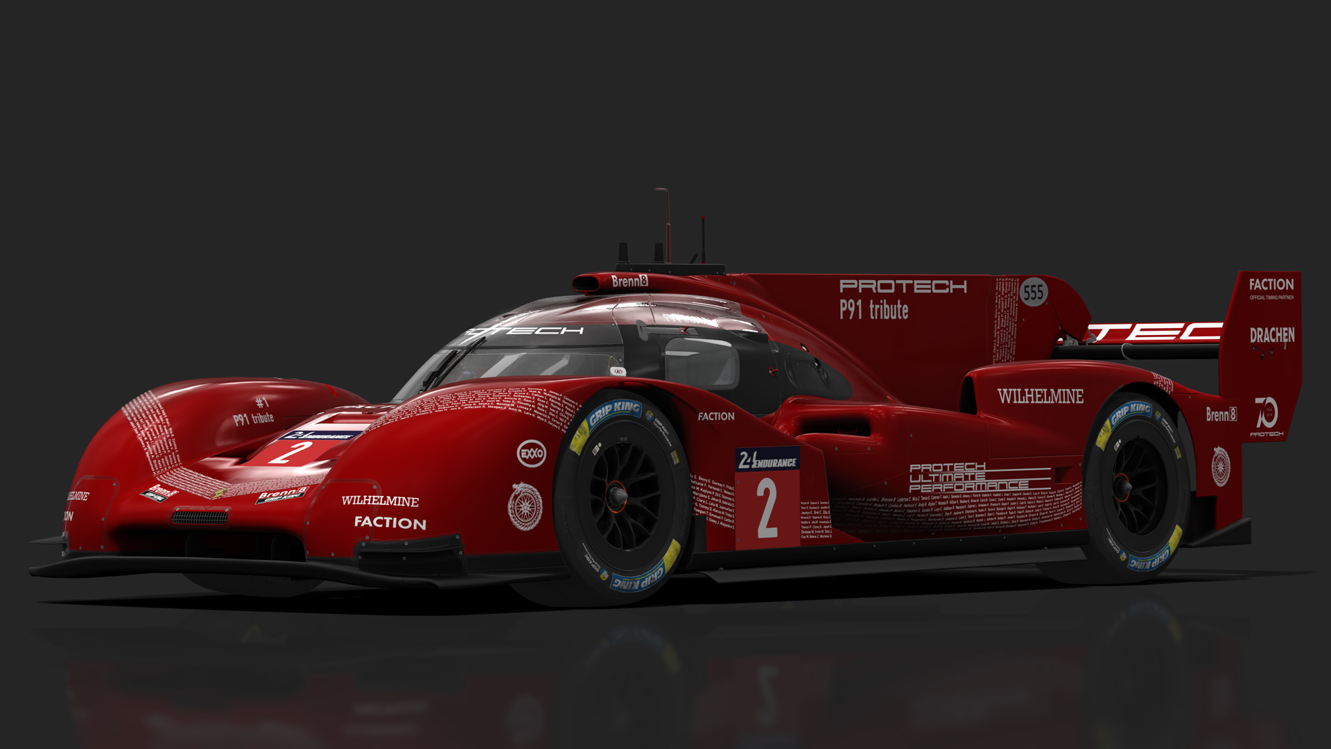 Porsche 919 Hybrid EVO, skin 03_red