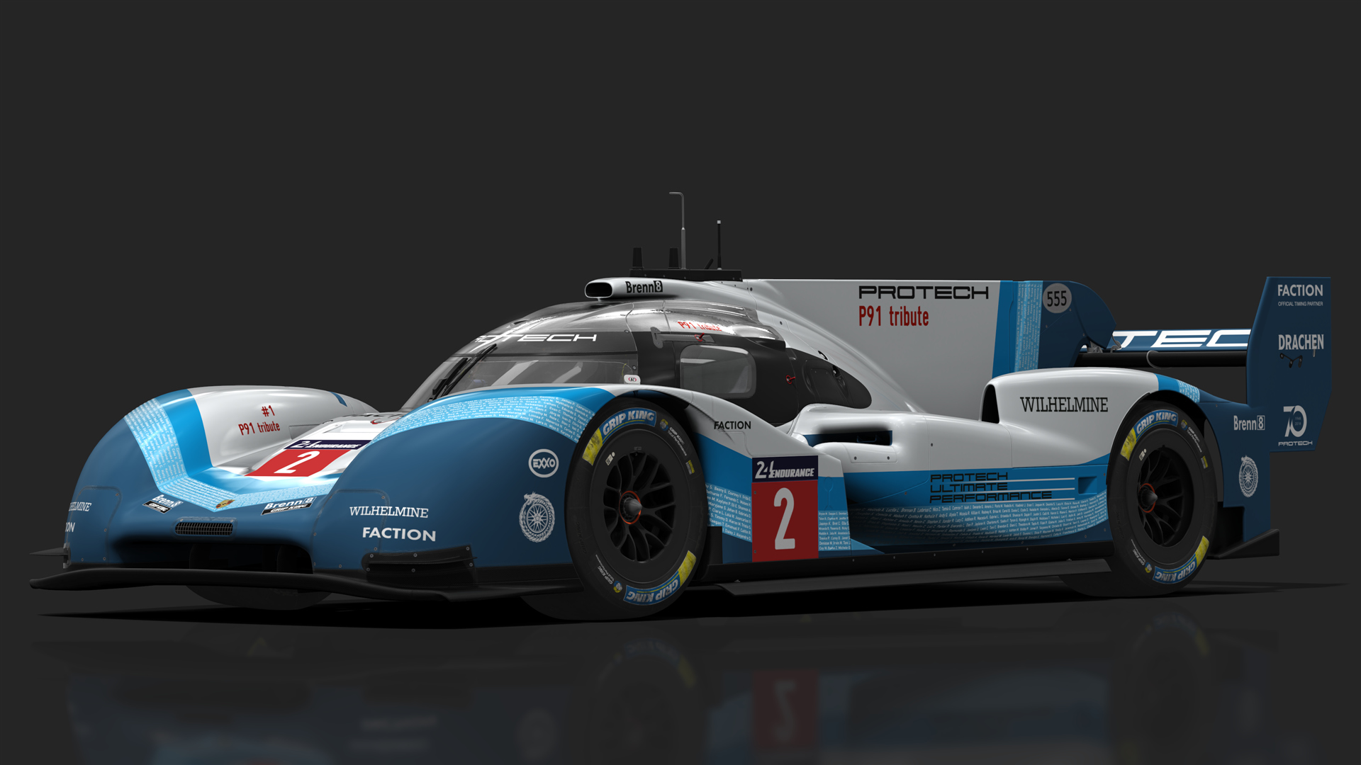 Porsche 919 Hybrid EVO, skin 04_dd_blue