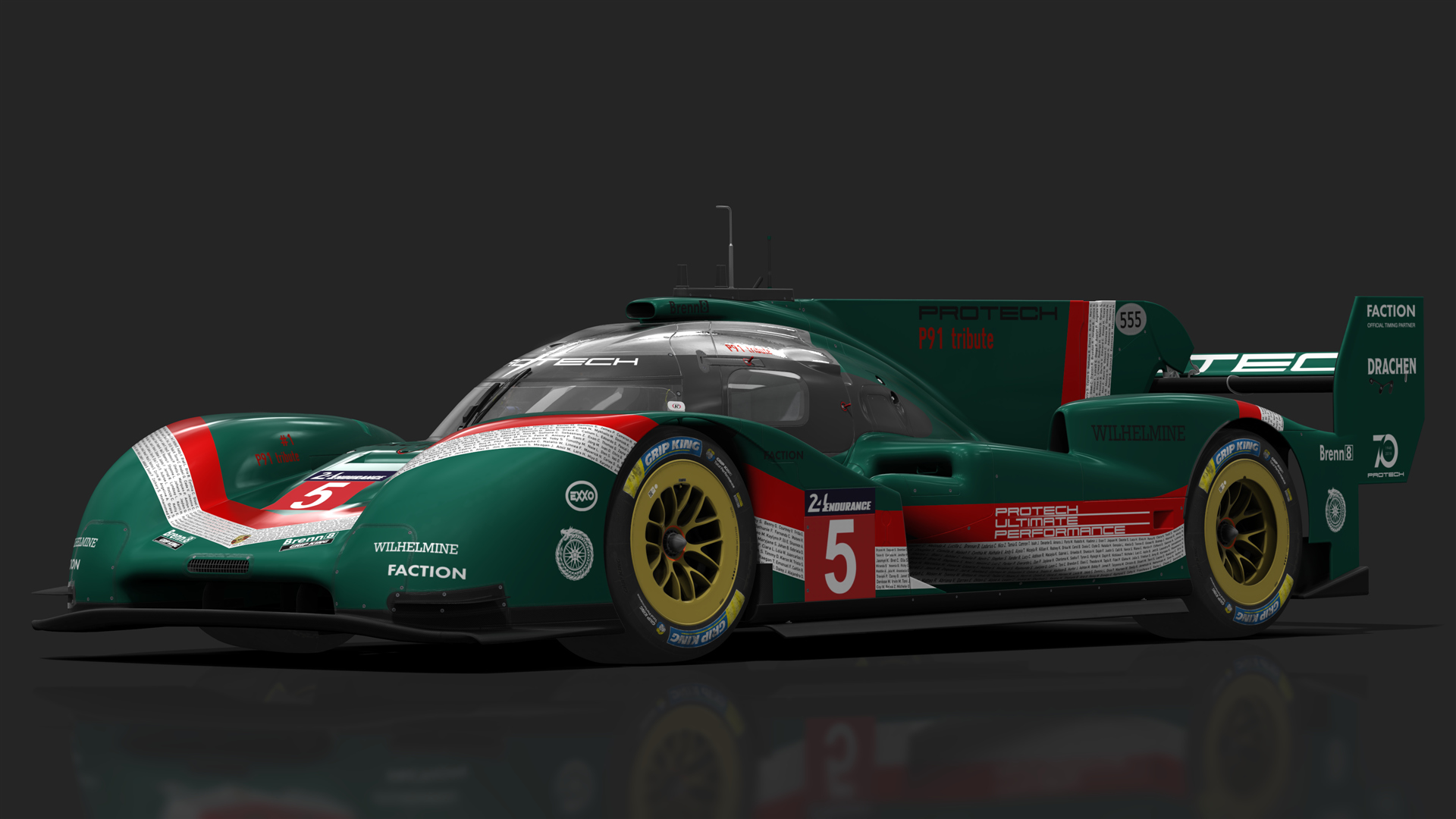 Porsche 919 Hybrid EVO, skin green_5