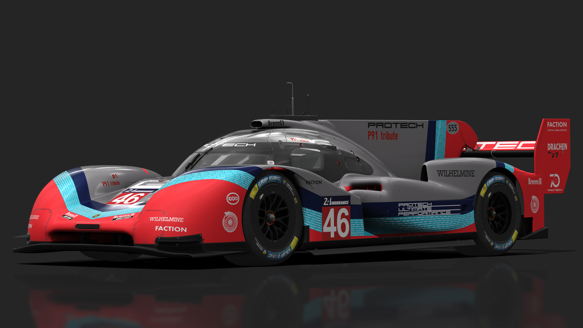 Porsche 919 Hybrid EVO, skin silver_46
