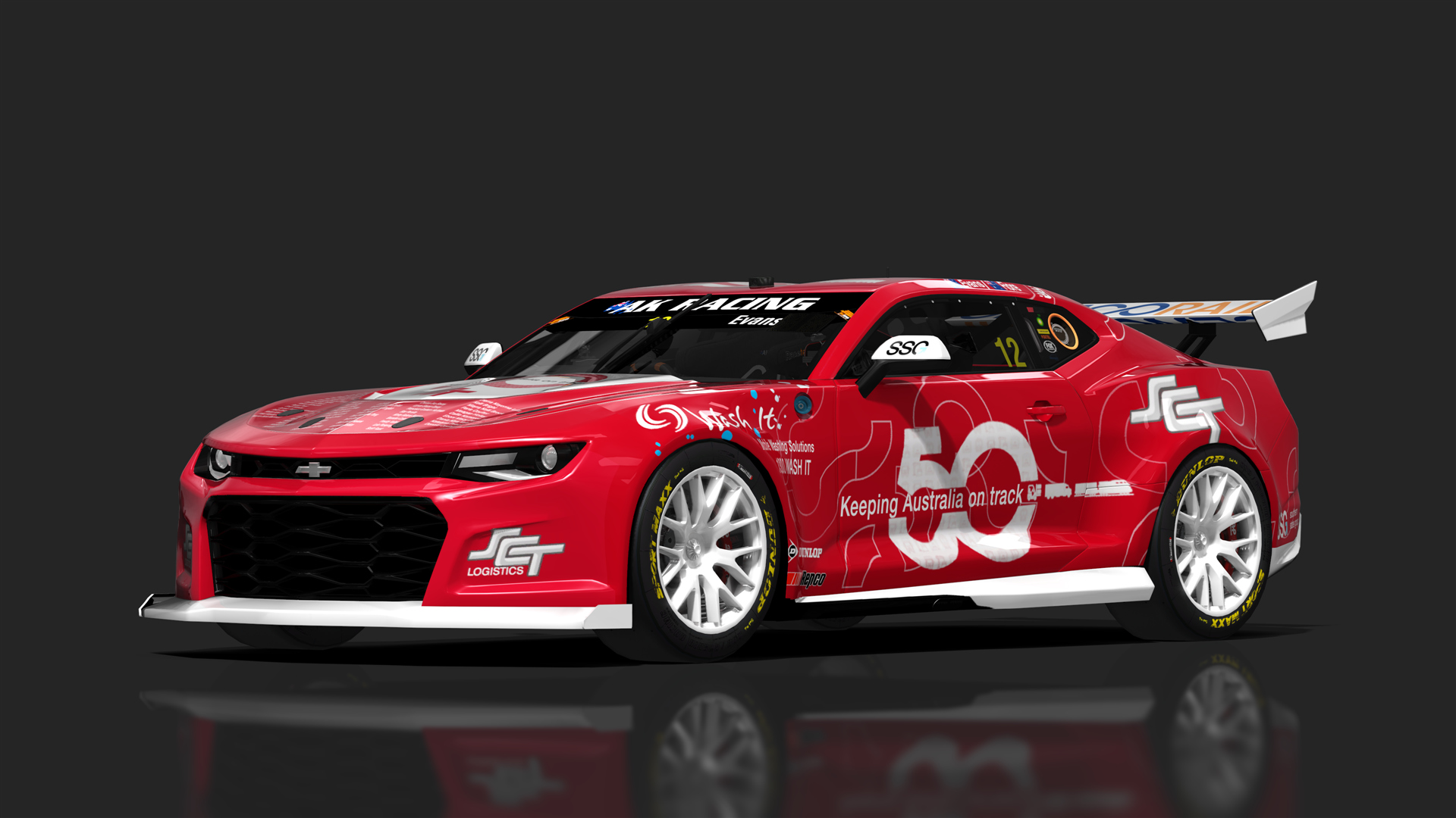 V8 Supercar (Gen3) Chevrolet Camaro, skin 12_sct_50th_edition