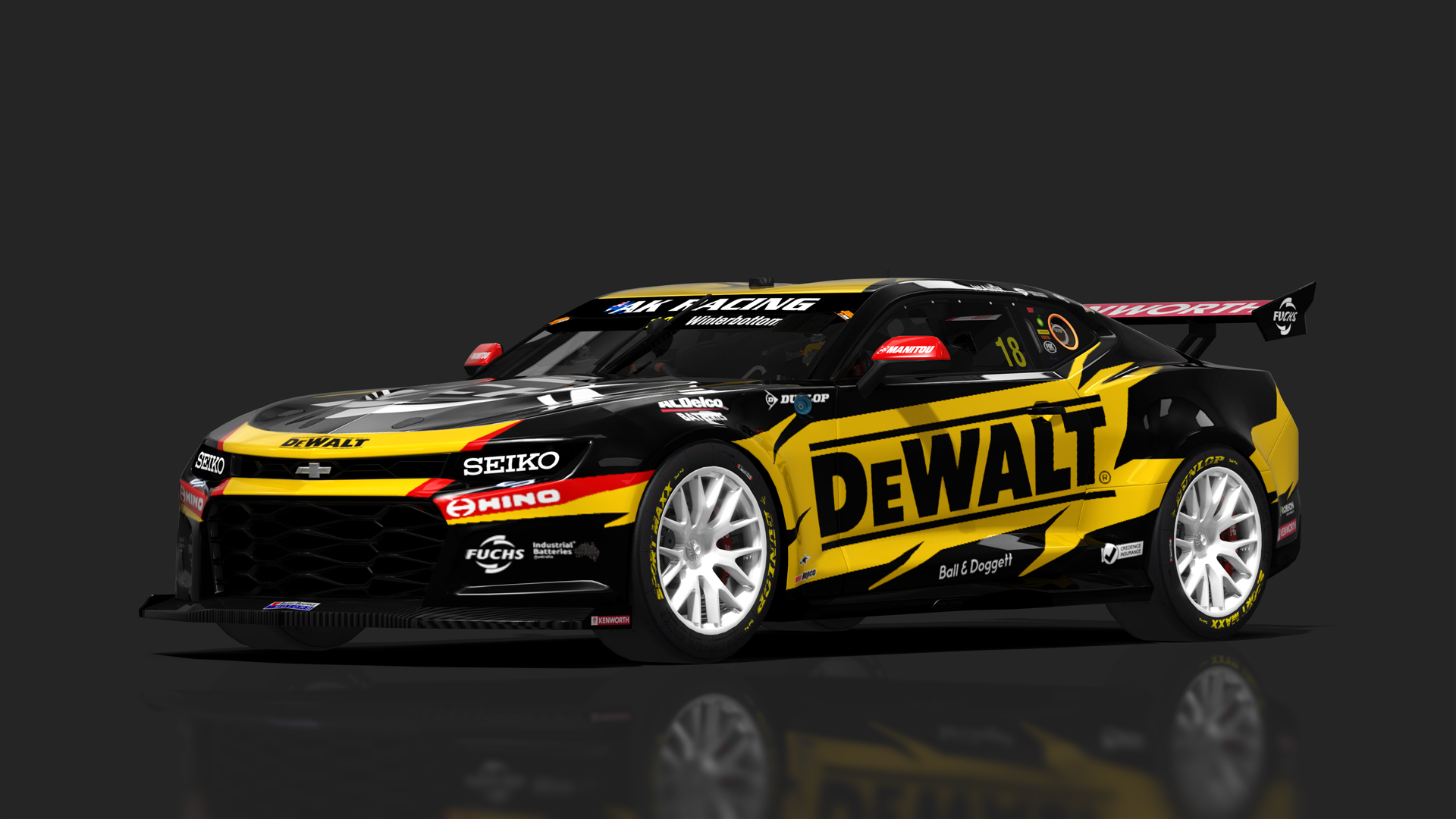V8 Supercar (Gen3) Chevrolet Camaro, skin 18_dewalt_Winterbottom