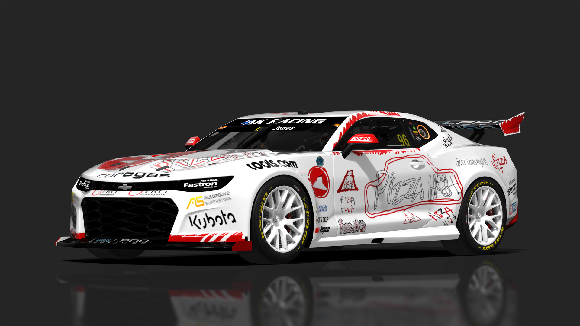V8 Supercar (Gen3) Chevrolet Camaro, skin 2023_macauley_jones_design