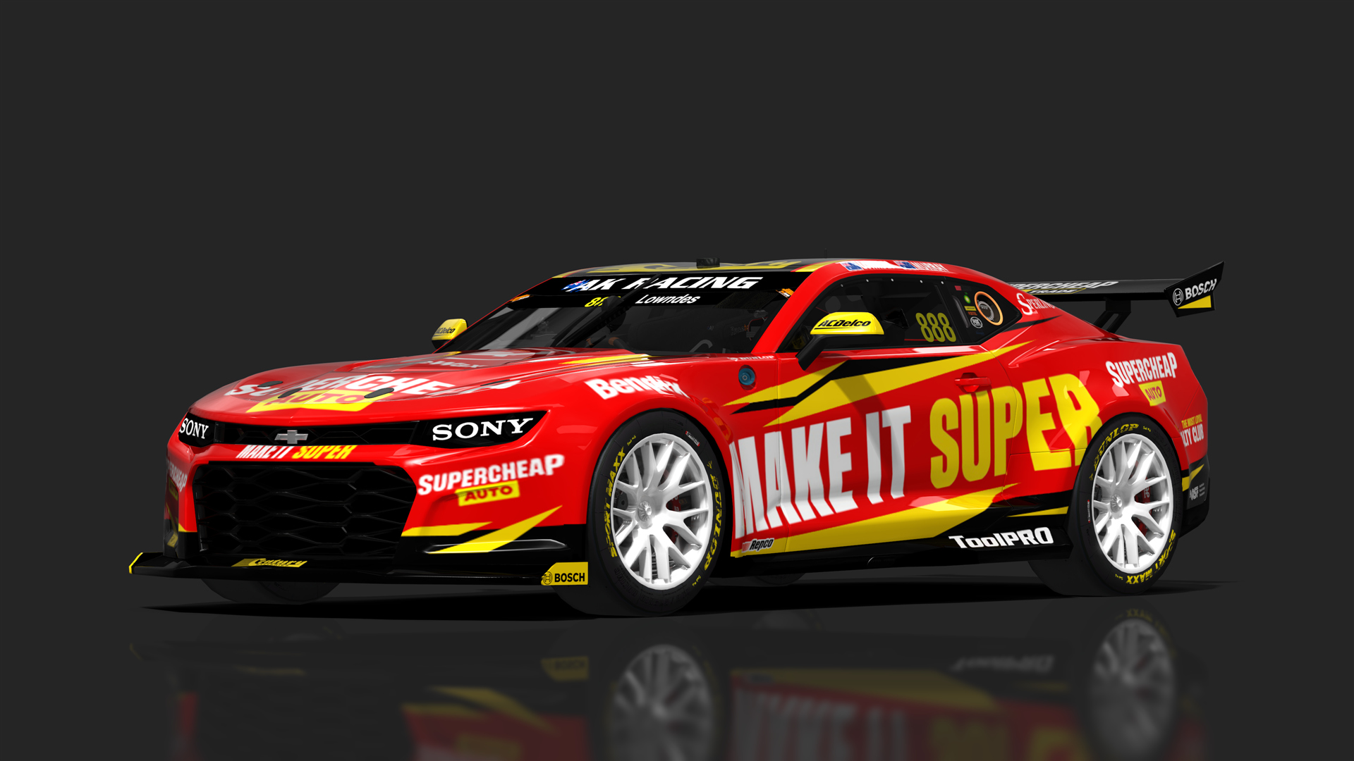 V8 Supercar (Gen3) Chevrolet Camaro, skin 888_supercheap_2024