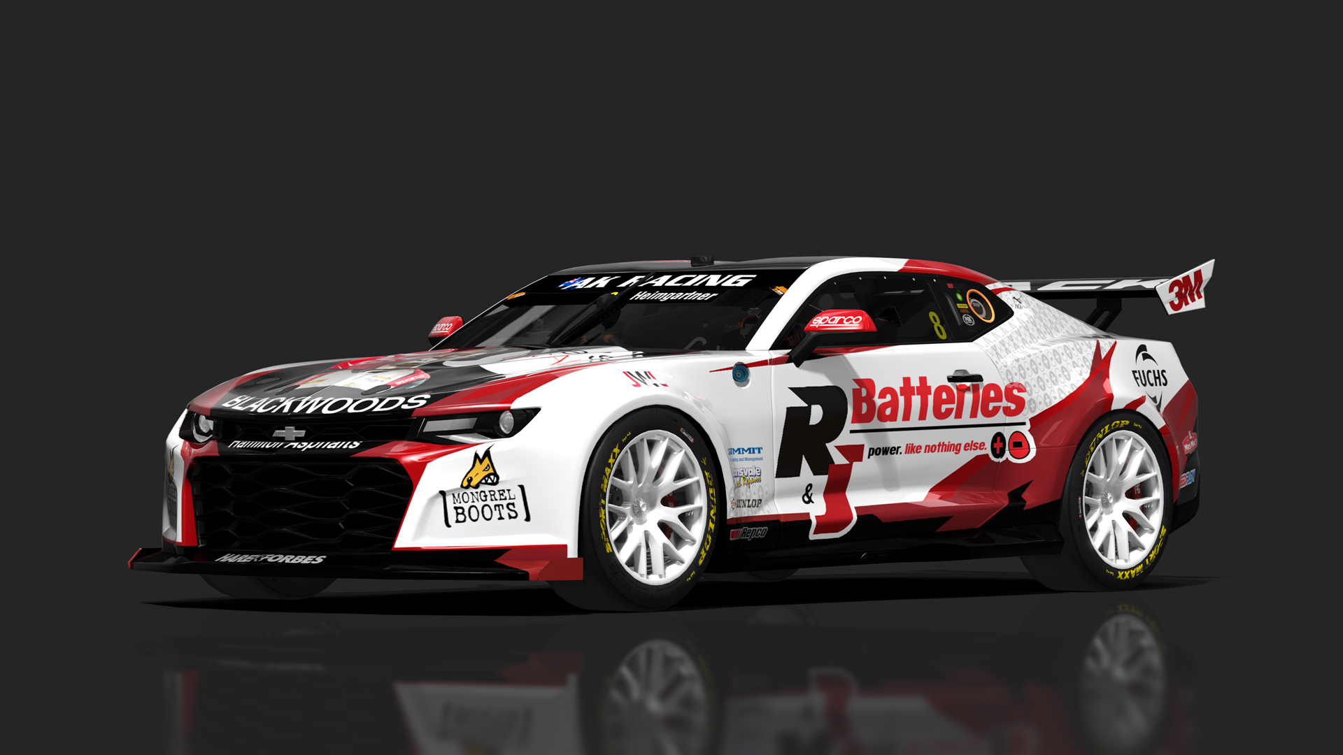 V8 Supercar (Gen3) Chevrolet Camaro, skin 8_andre_fuck_it
