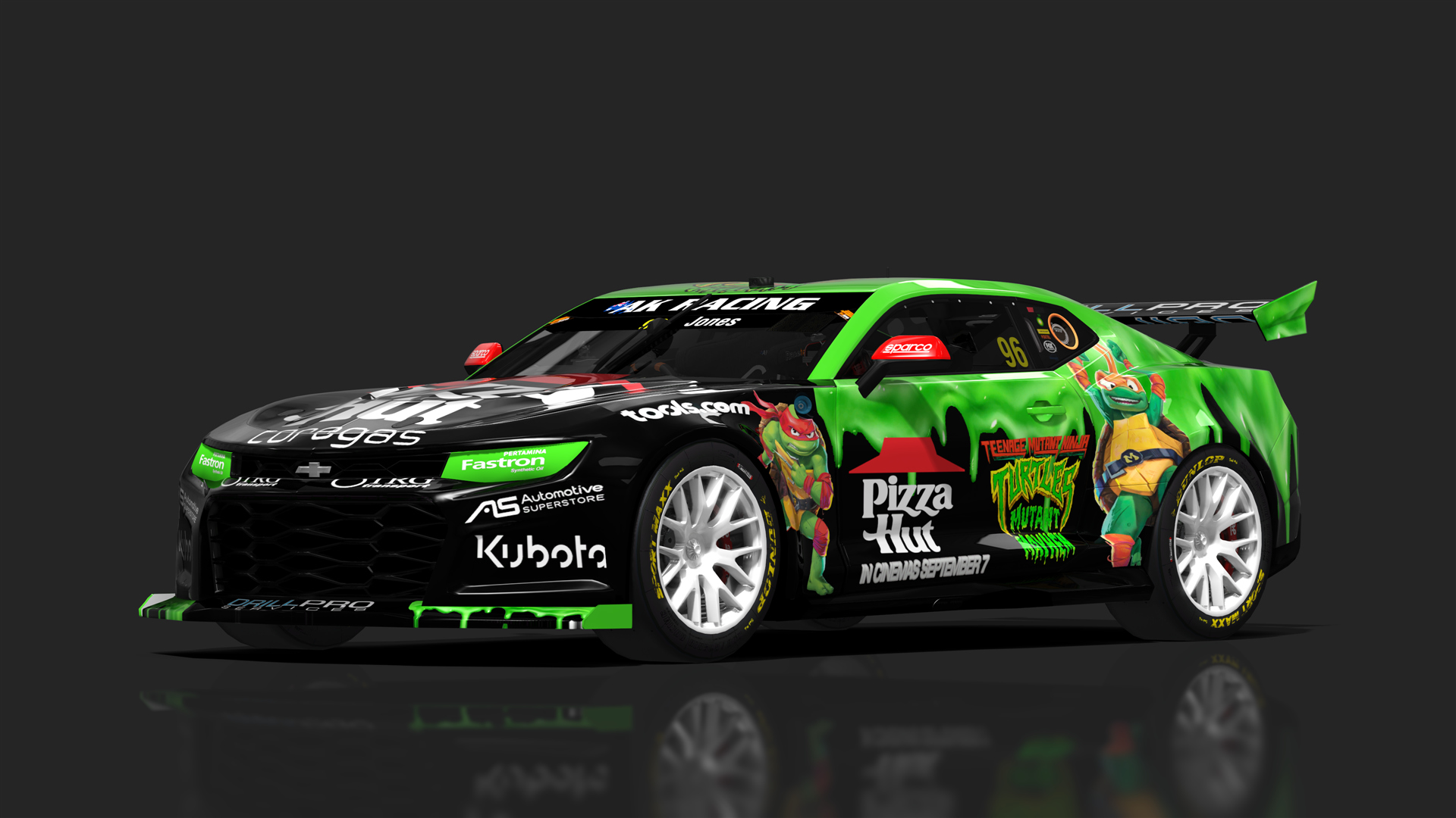 V8 Supercar (Gen3) Chevrolet Camaro, skin 96_pizza_hut_tmnt_edition