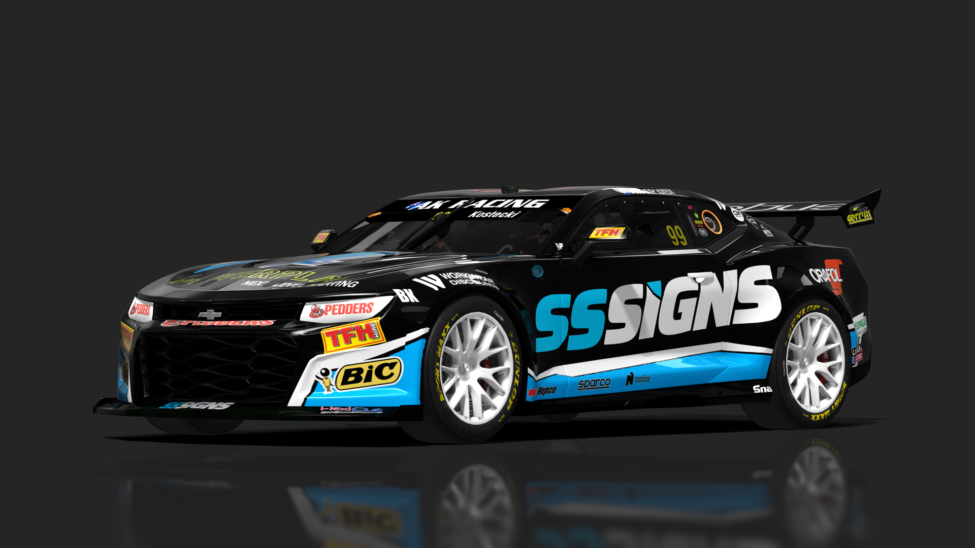 V8 Supercar (Gen3) Chevrolet Camaro, skin 99_sssign_kostecki