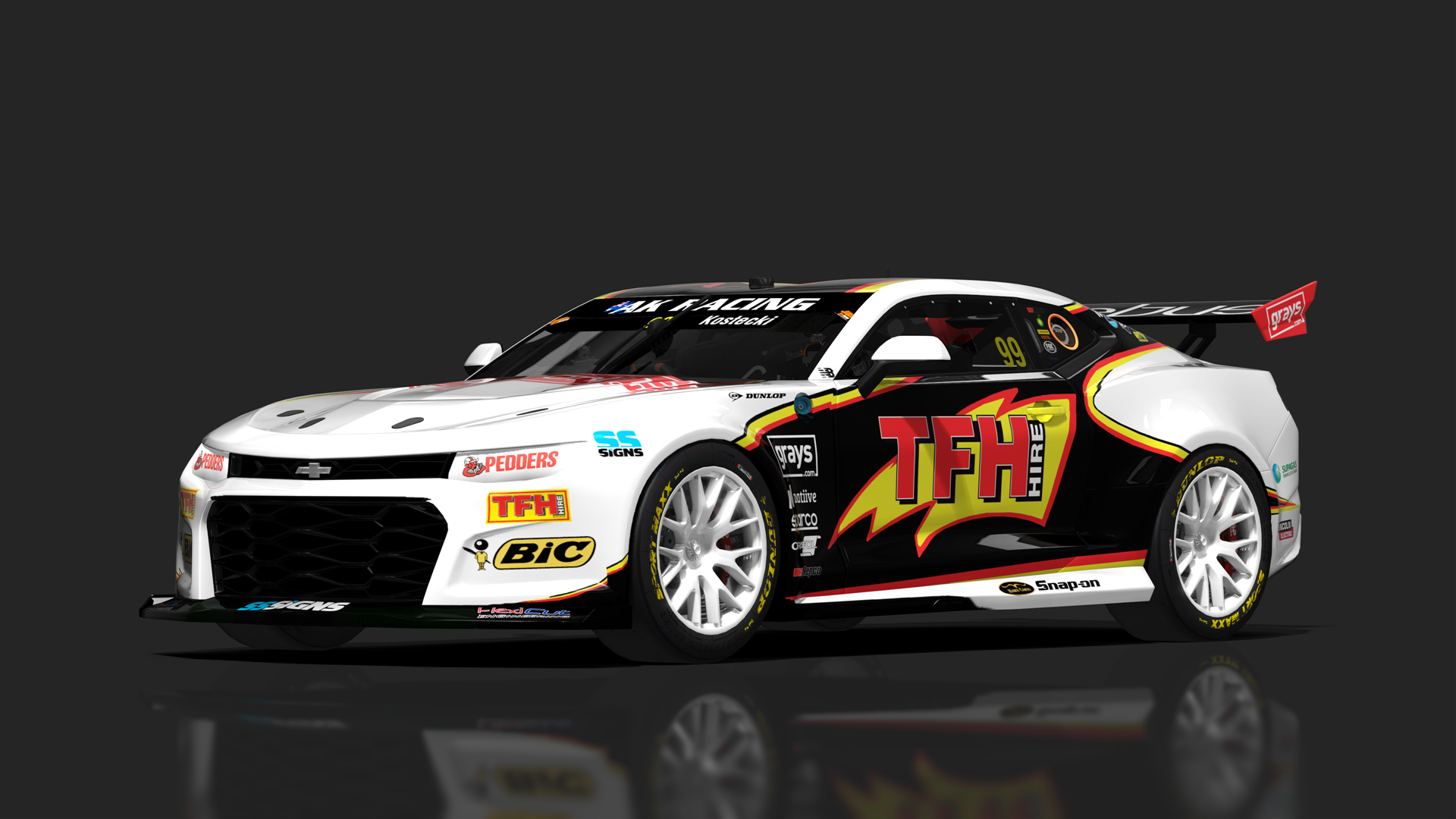 V8 Supercar (Gen3) Chevrolet Camaro, skin 99_tfh