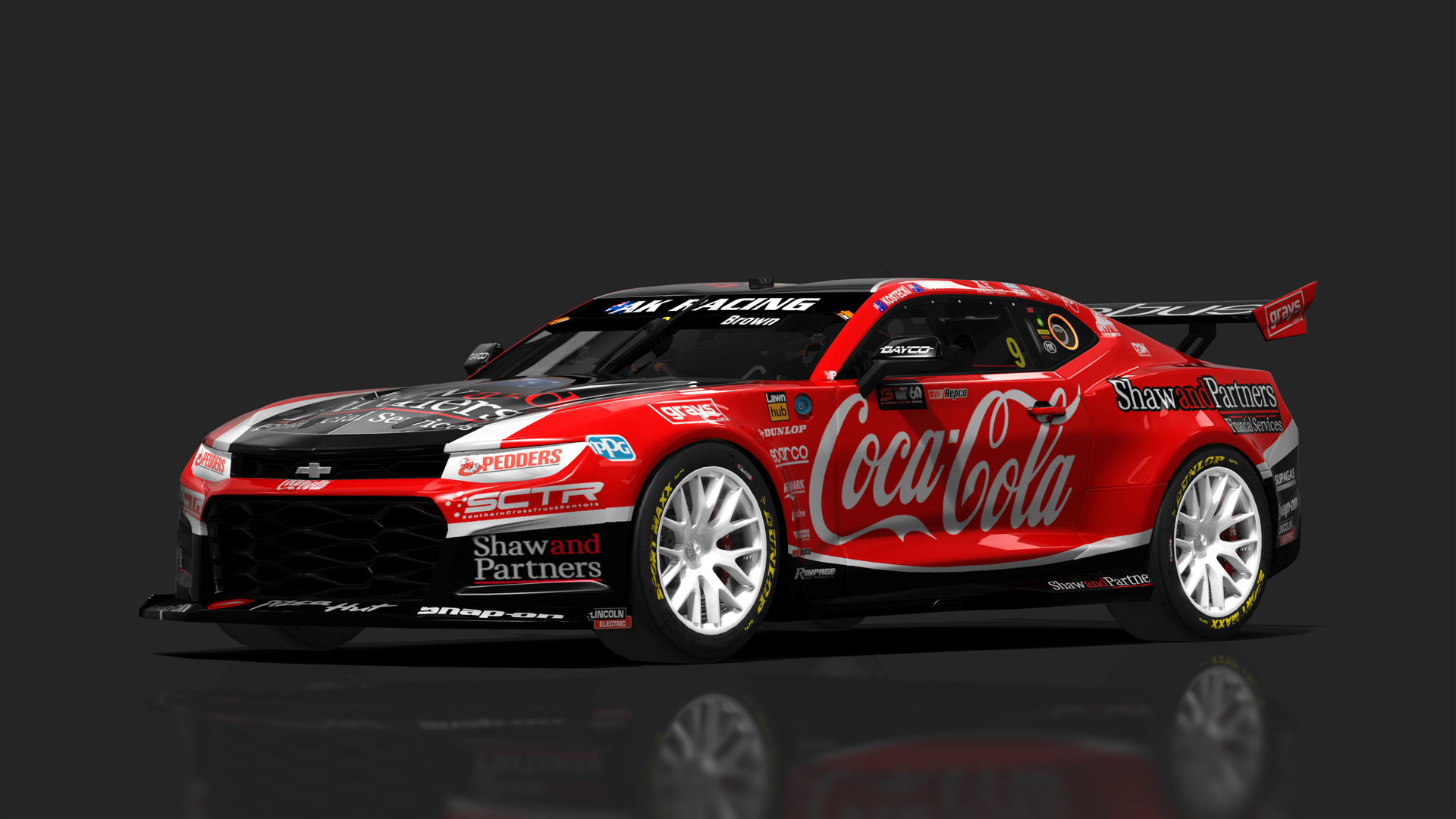 V8 Supercar (Gen3) Chevrolet Camaro, skin 9_erebus