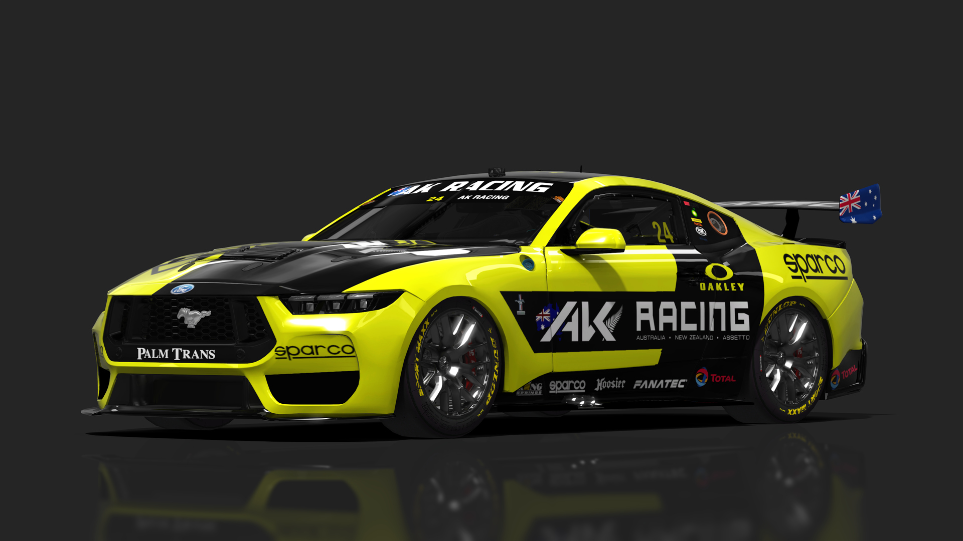 V8 Supercar (Gen3) Ford Mustang, skin 2024_ak_gen3