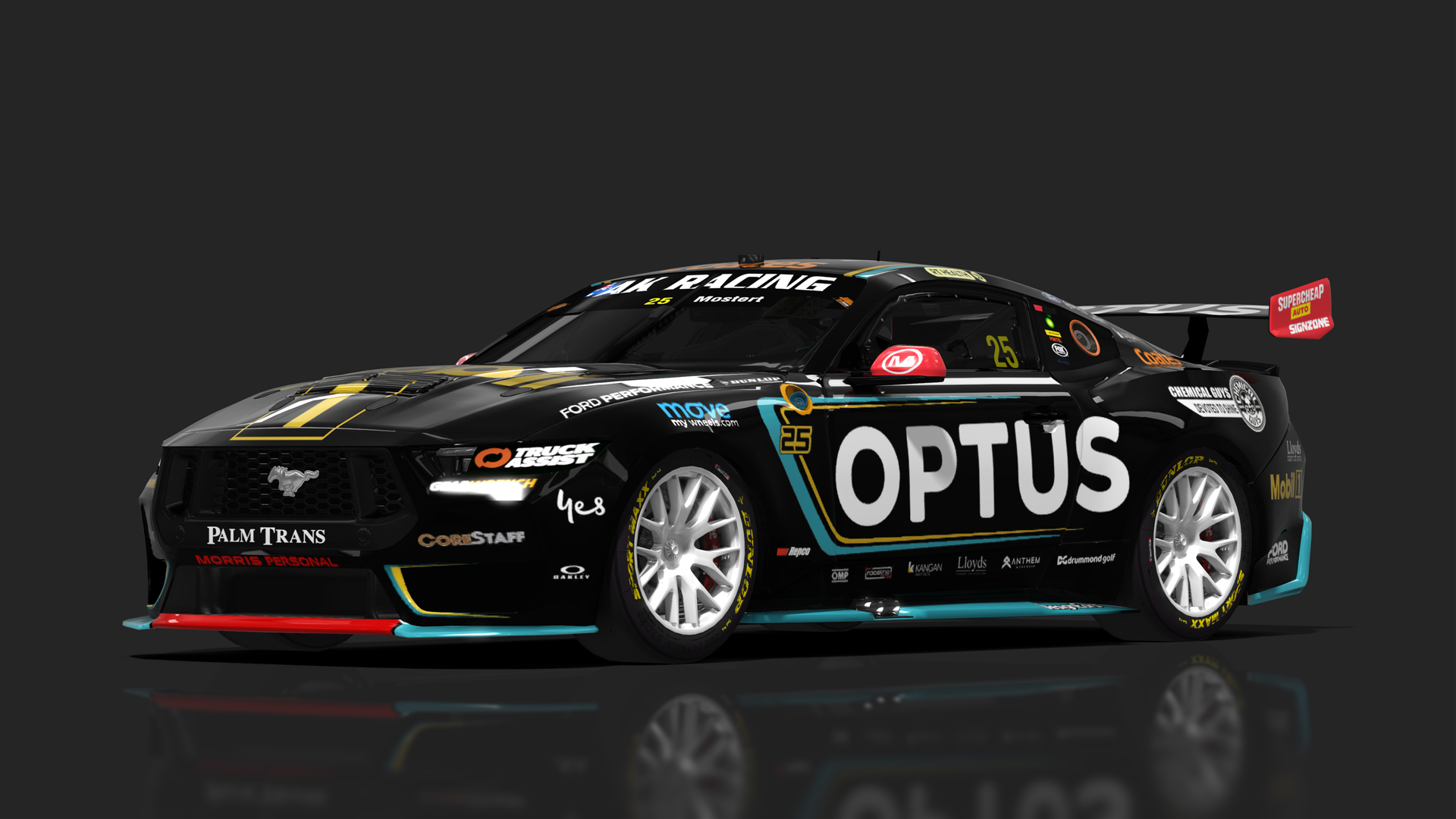 V8 Supercar (Gen3) Ford Mustang, skin 25_optus_gold