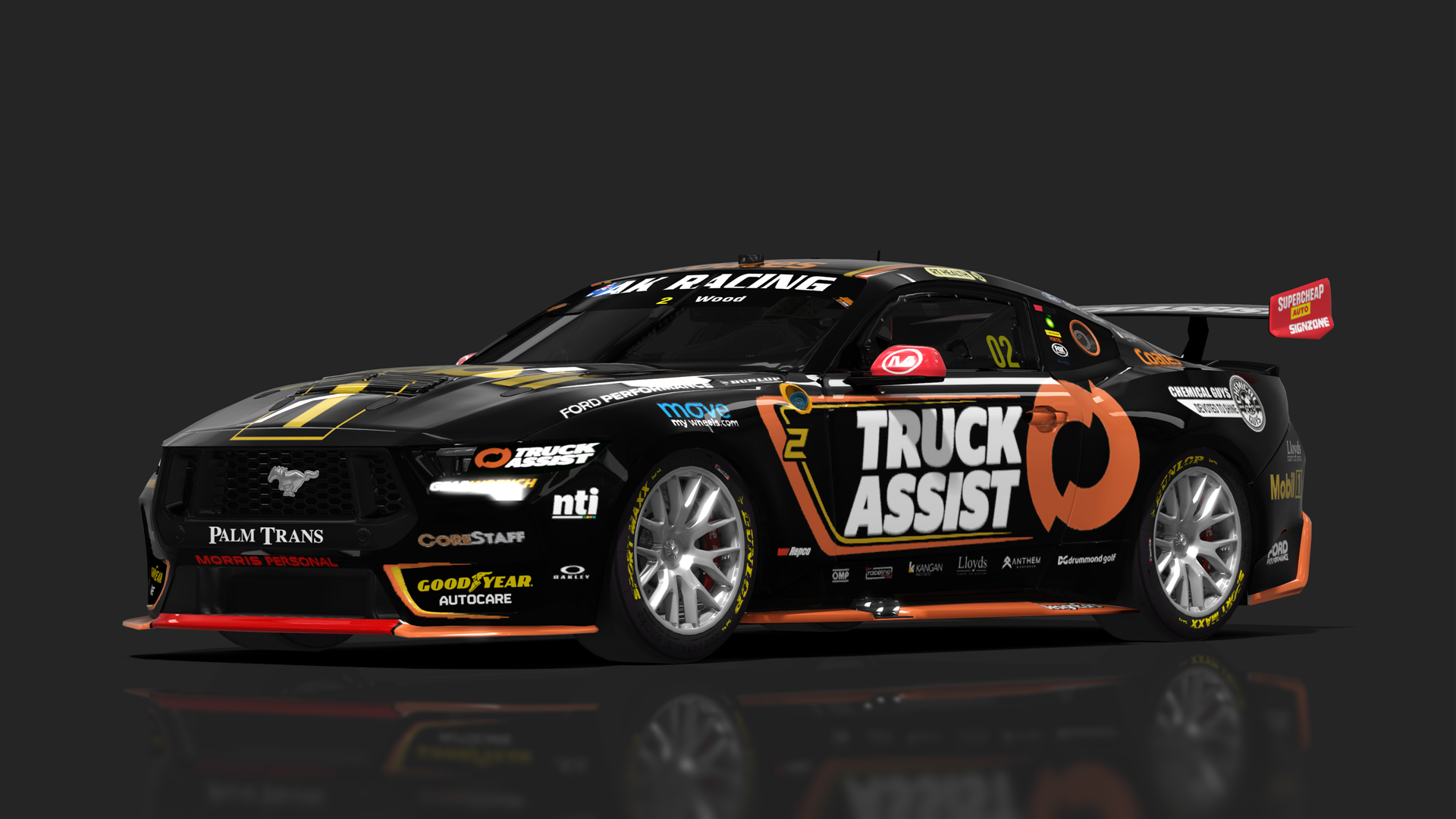 V8 Supercar (Gen3) Ford Mustang, skin 2_truck_assist_gold