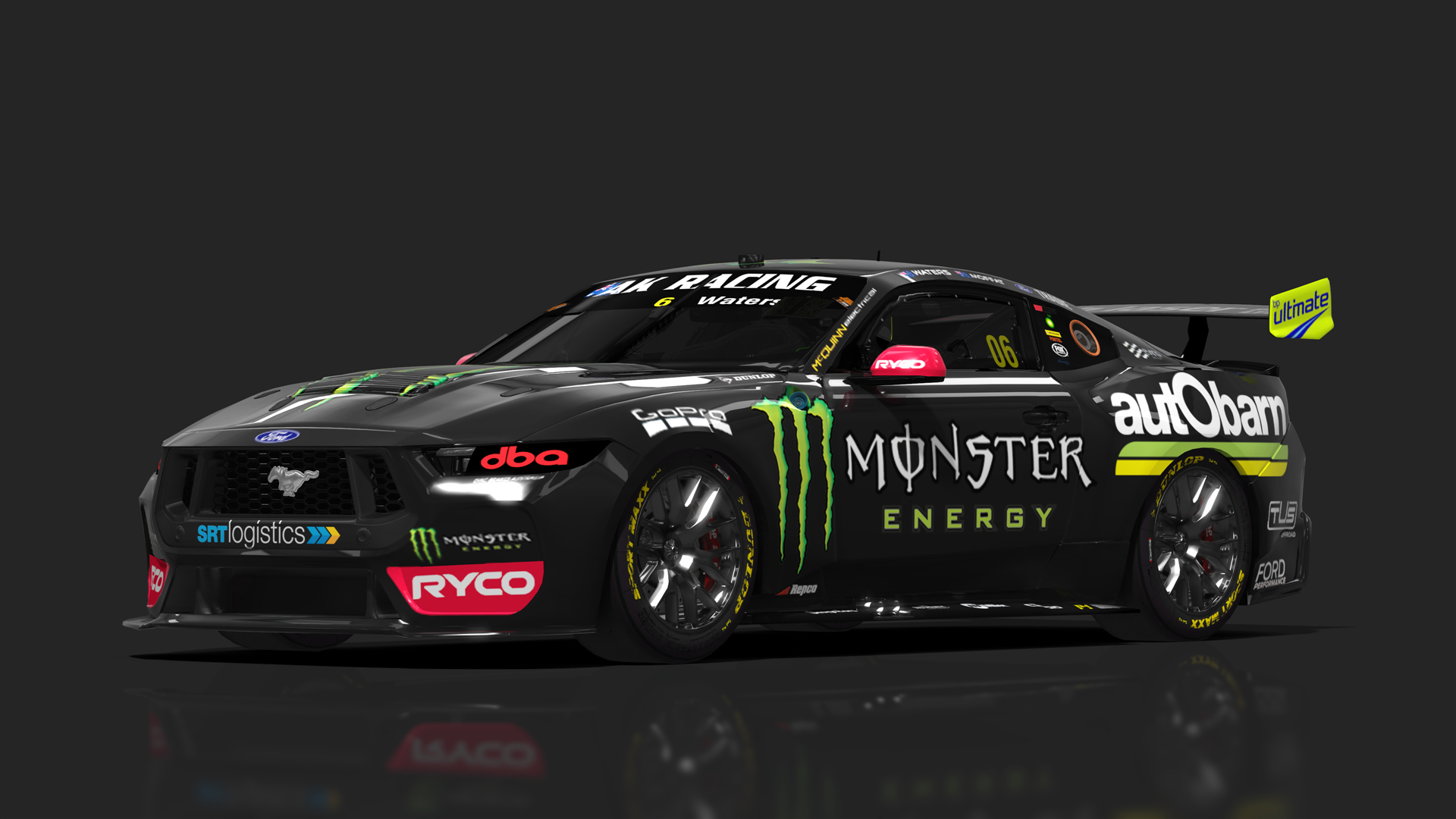 V8 Supercar (Gen3) Ford Mustang, skin 6_waters_Enduros_2024