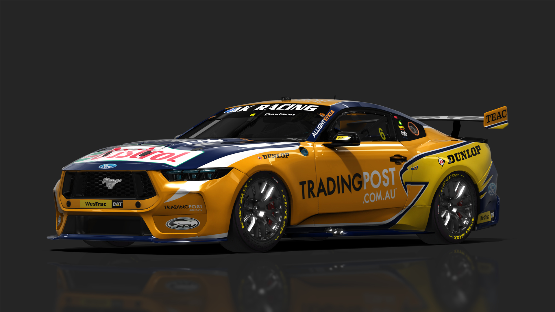 V8 Supercar (Gen3) Ford Mustang, skin FPR_TRADINGPOST_6