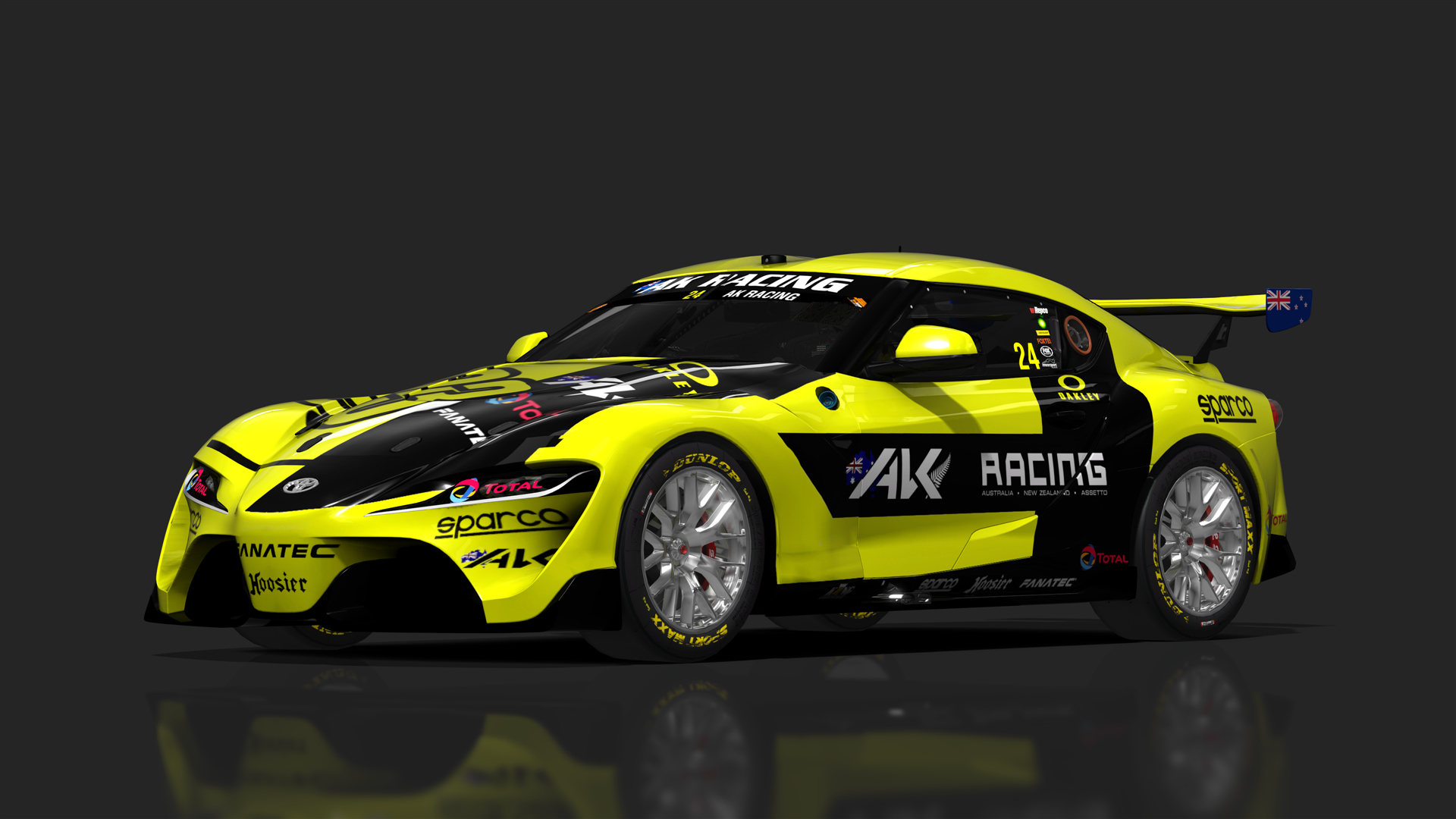 V8 Supercar (Gen3) Toyota GR Supra, skin 2024_ak_supra