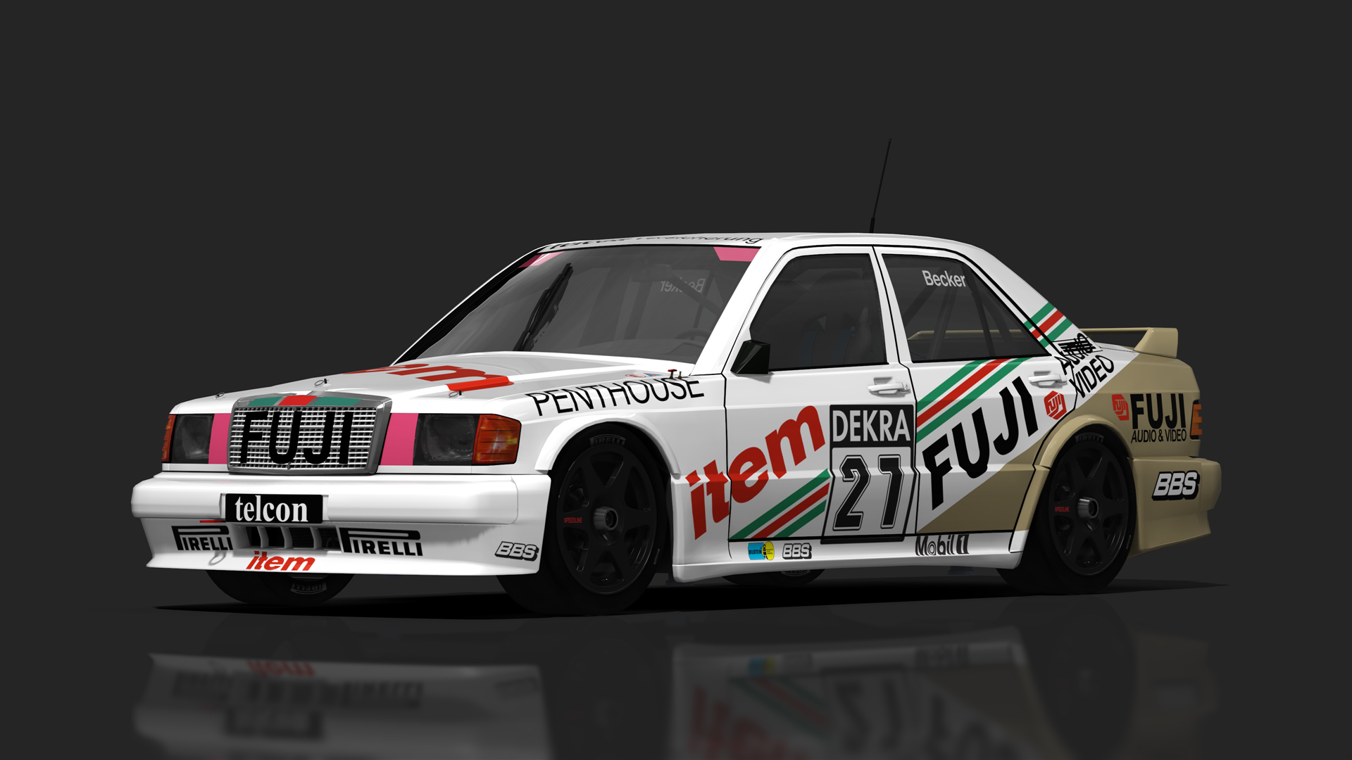 T78 DTM '89 Mercedes-Benz 190E 2.3-16V, skin 21_hbecker