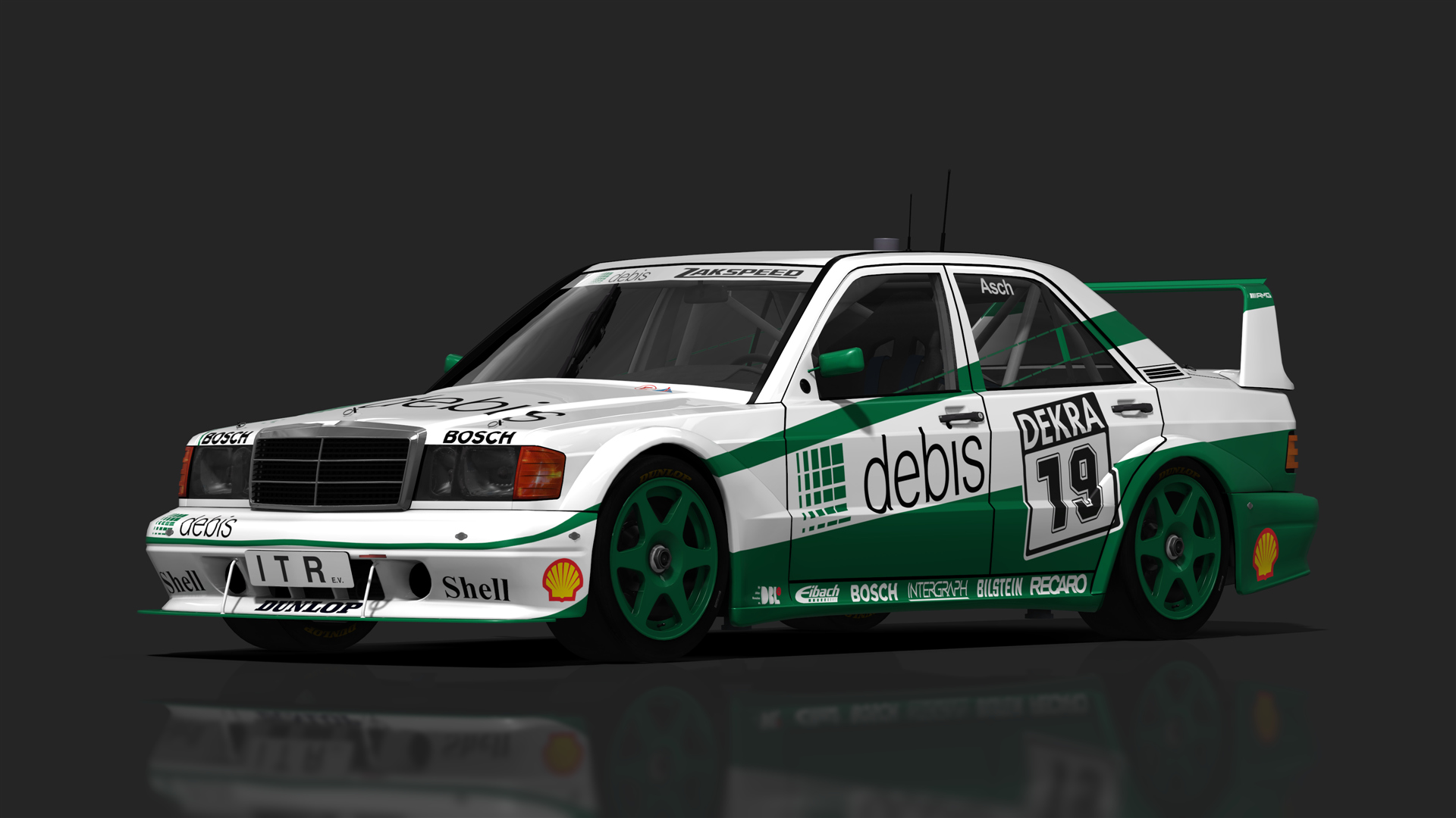 T78 DTM '91 Mercedes-Benz 190E Evo2, skin 19_asch