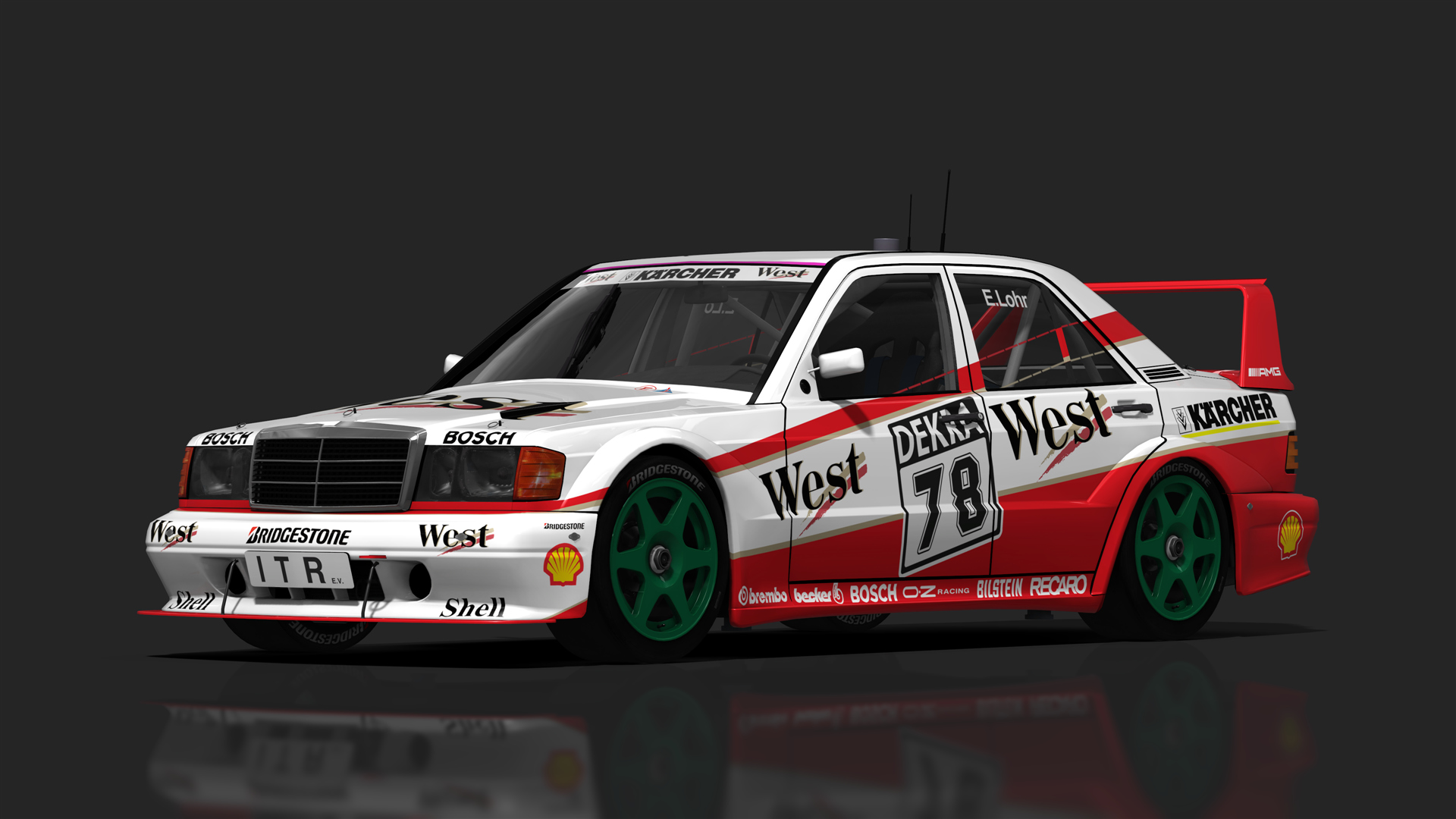 T78 DTM '91 Mercedes-Benz 190E Evo2, skin 78_lohr