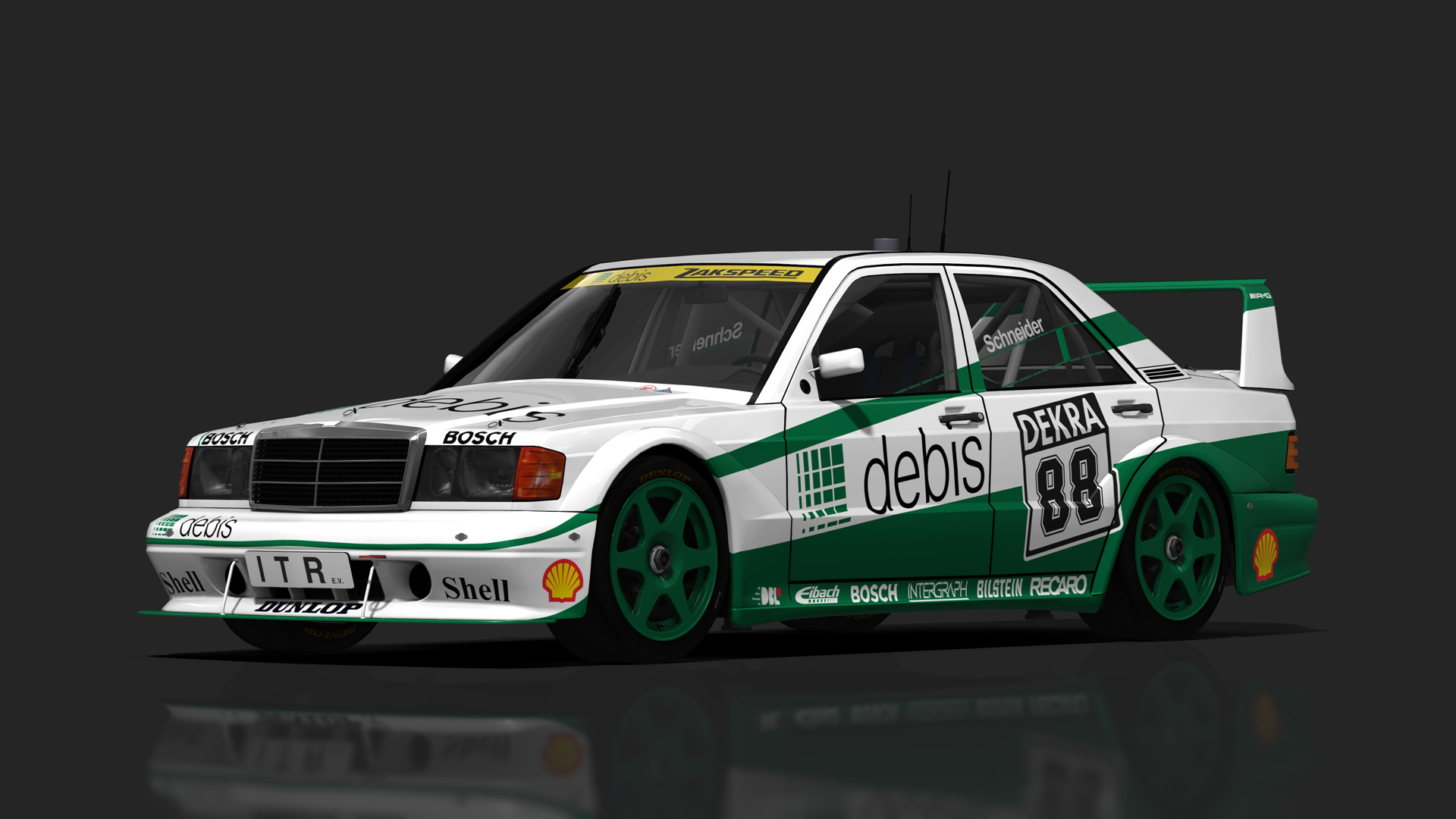T78 DTM '91 Mercedes-Benz 190E Evo2, skin 88_schneider