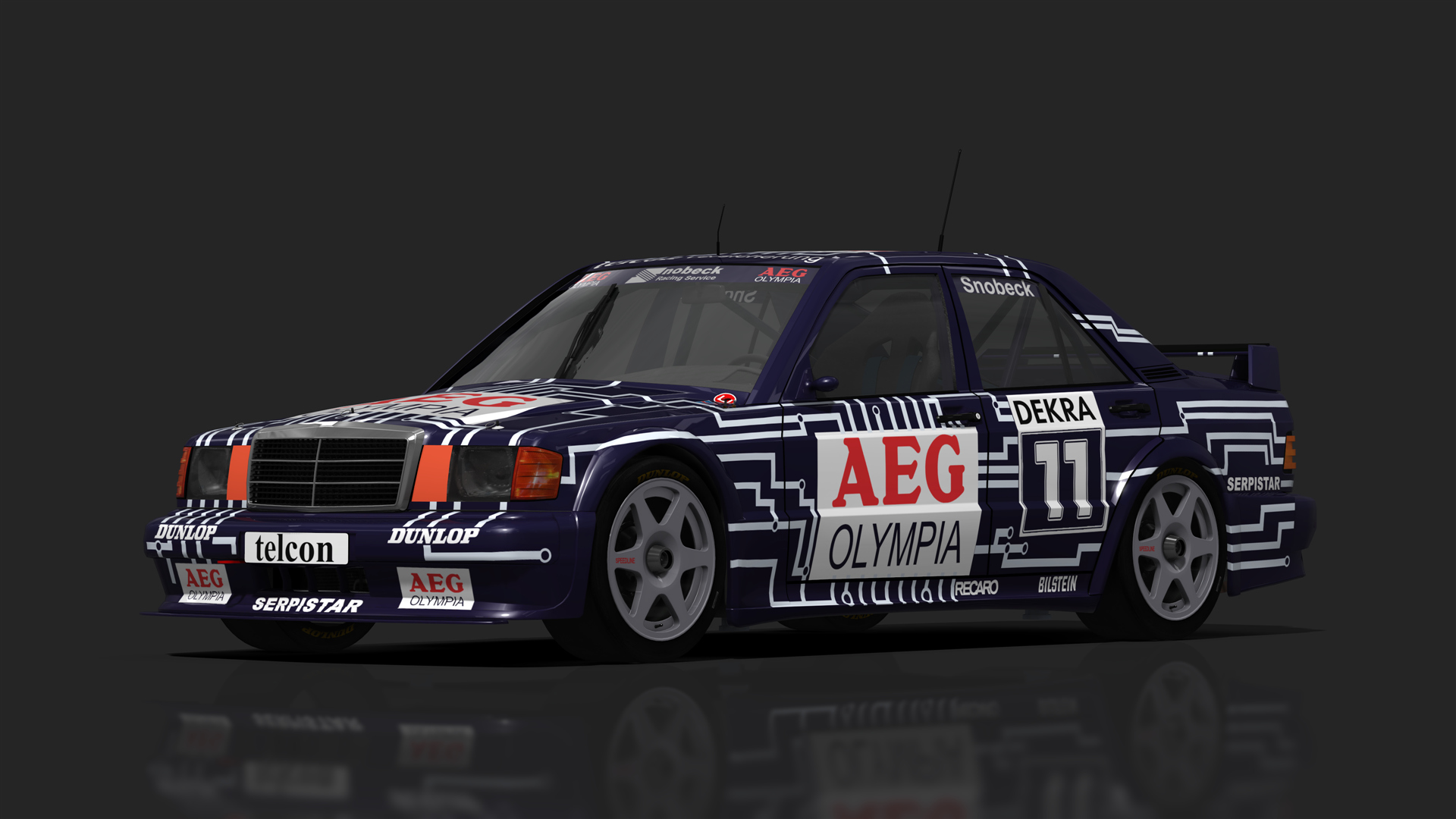 T78 DTM '89 Mercedes-Benz 190E Evo1 Preview Image