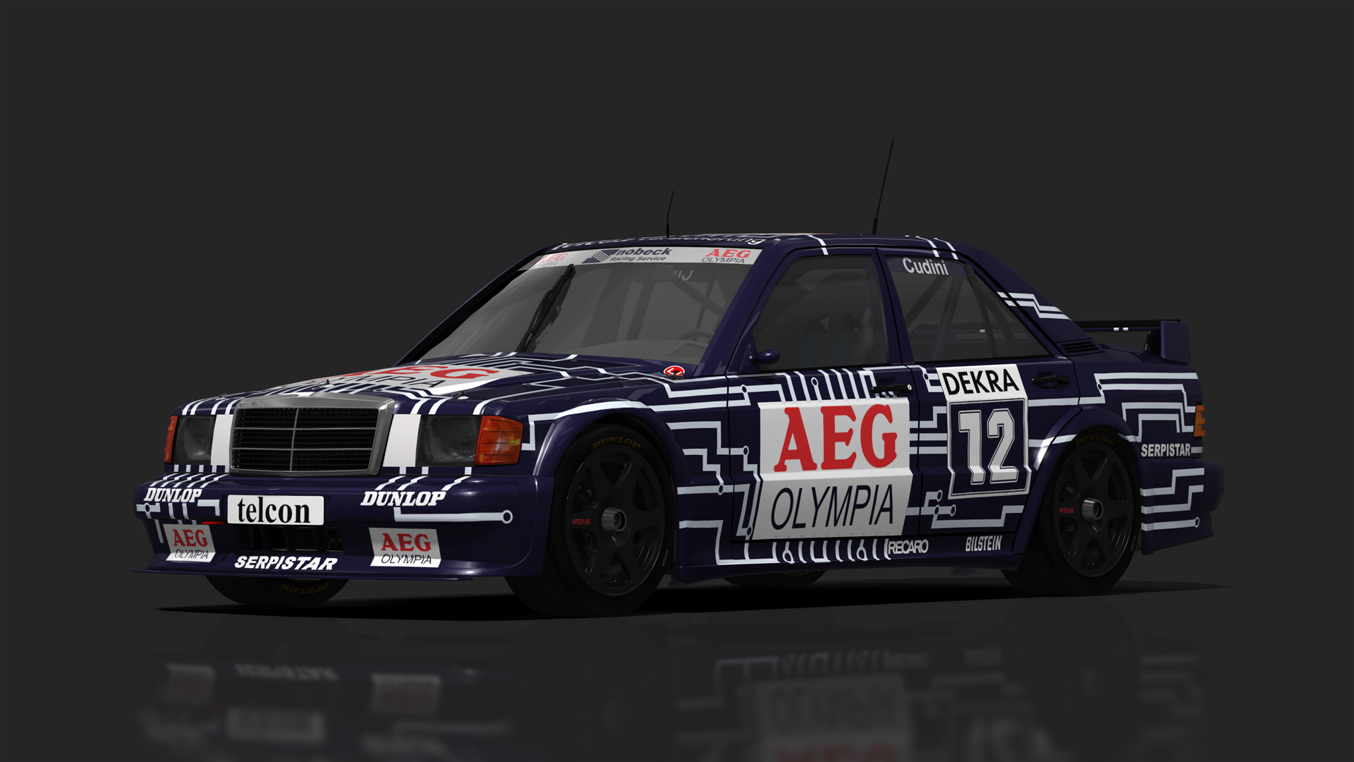 T78 DTM '89 Mercedes-Benz 190E Evo1, skin 12_acudini