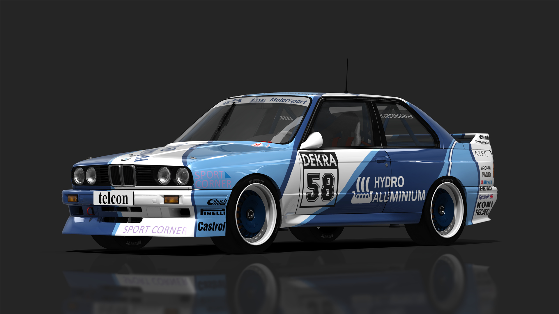 T78 DTM '89 BMW M3 E30 Evo DTM, skin 58_soberndorfer