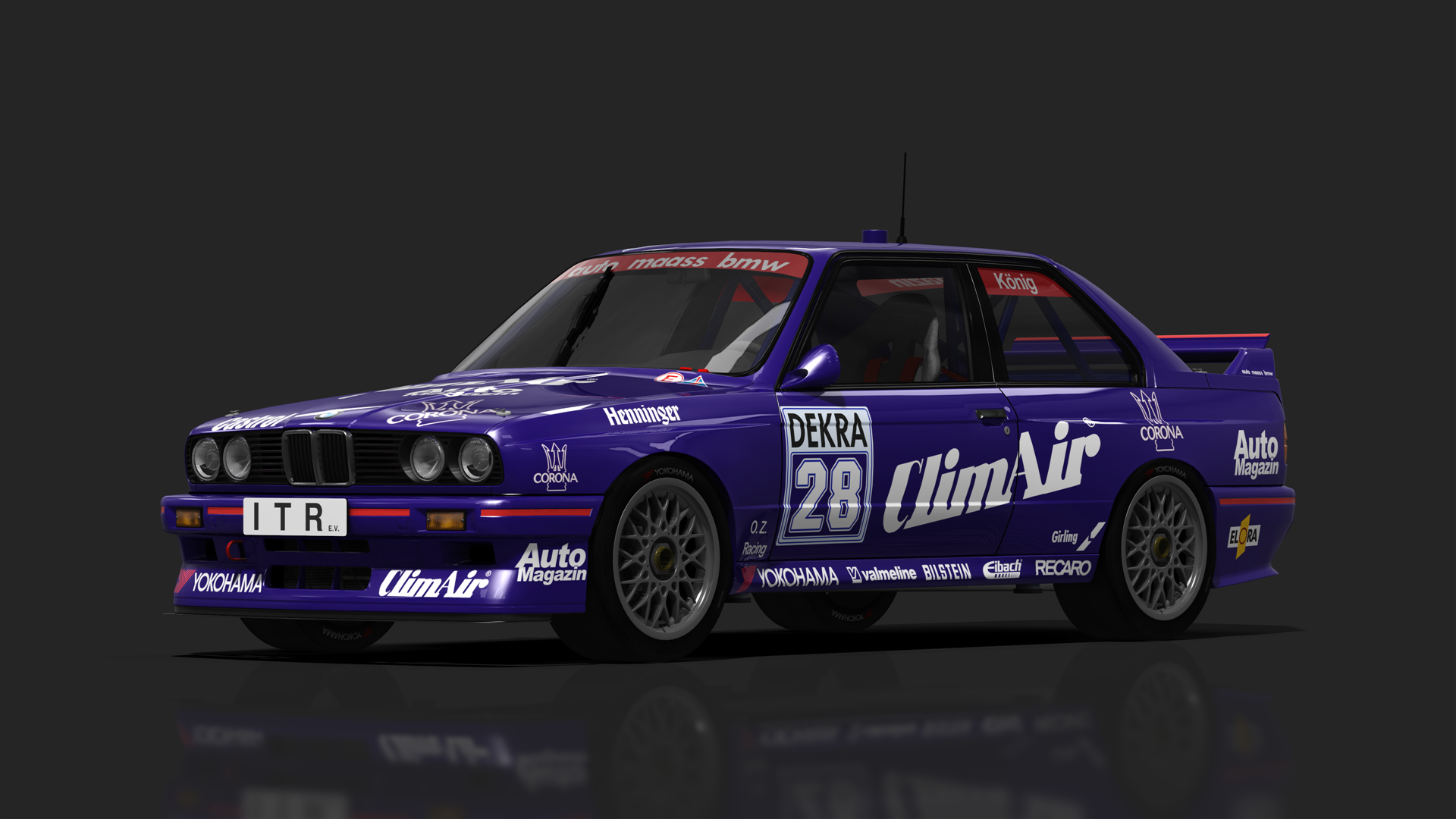 T78 DTM '91 BMW M3 Sport Evolution, skin 28_konig