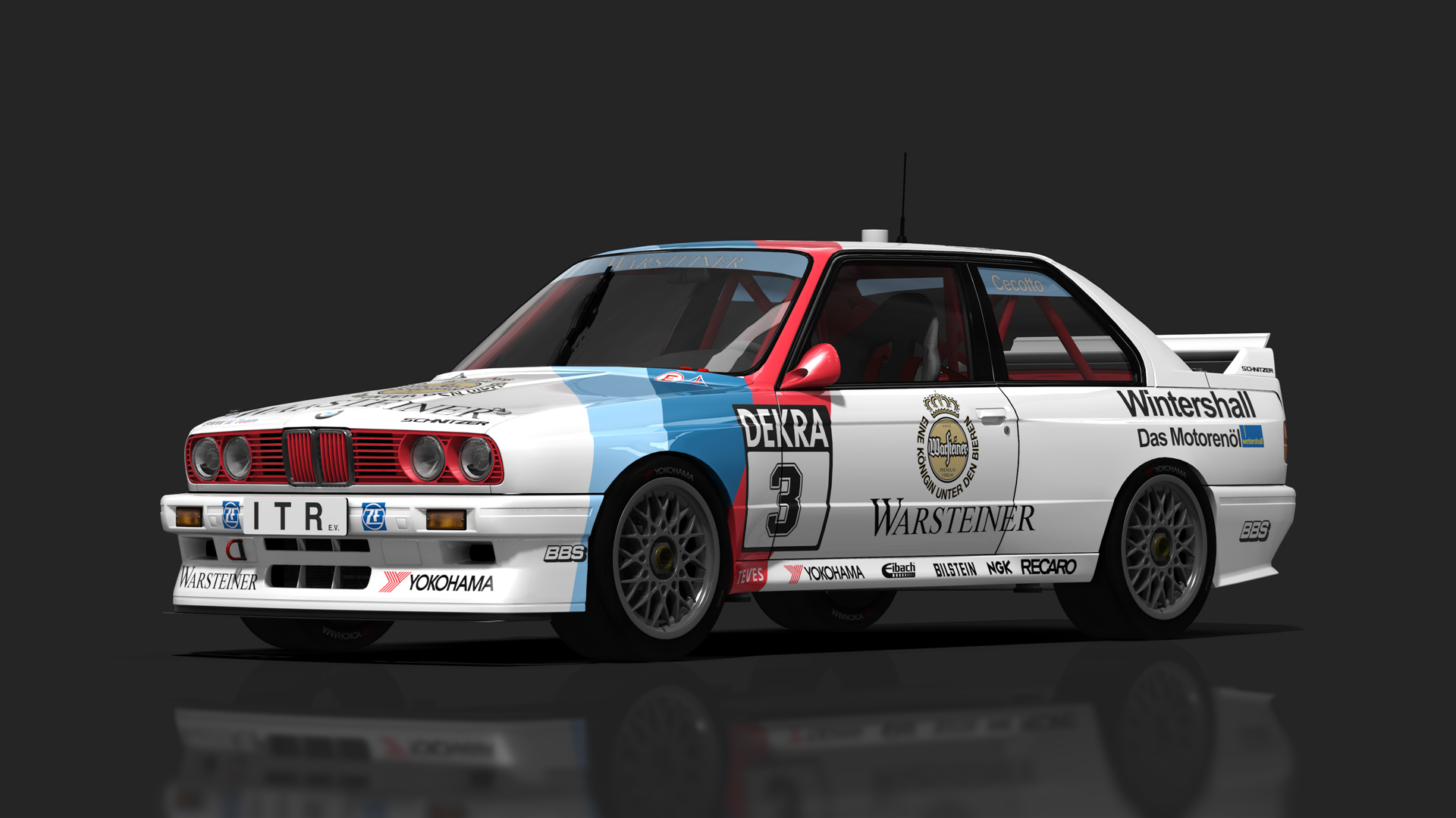 T78 DTM '91 BMW M3 Sport Evolution, skin 3_cecotto