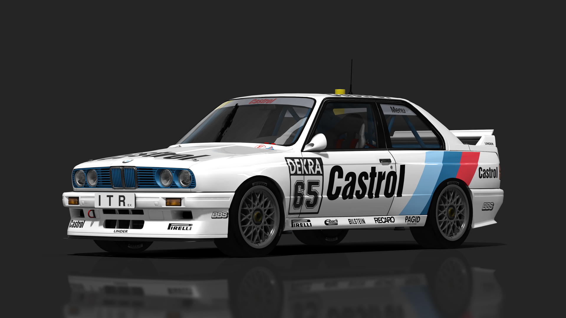 T78 DTM '91 BMW M3 Sport Evolution, skin 65_menu