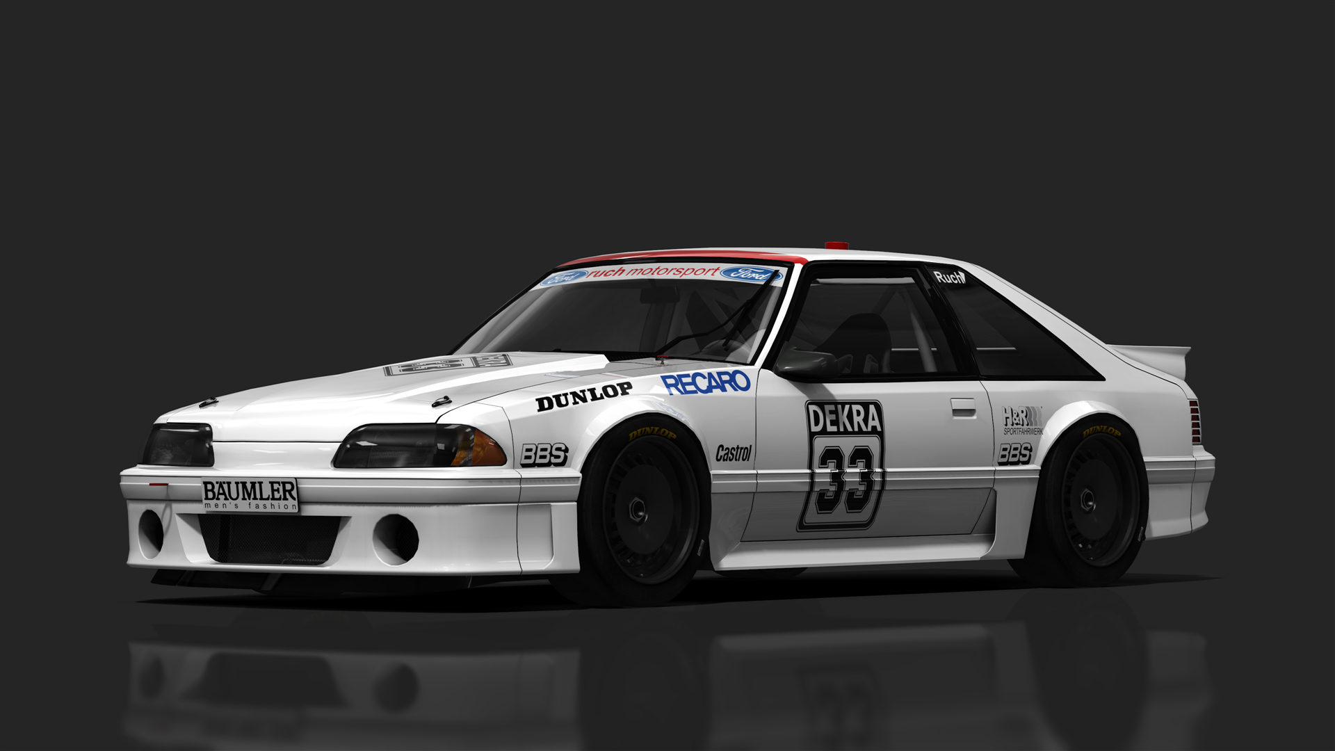 T78 DTM '91 Ford Mustang 5.0 GT, skin 33_ruch