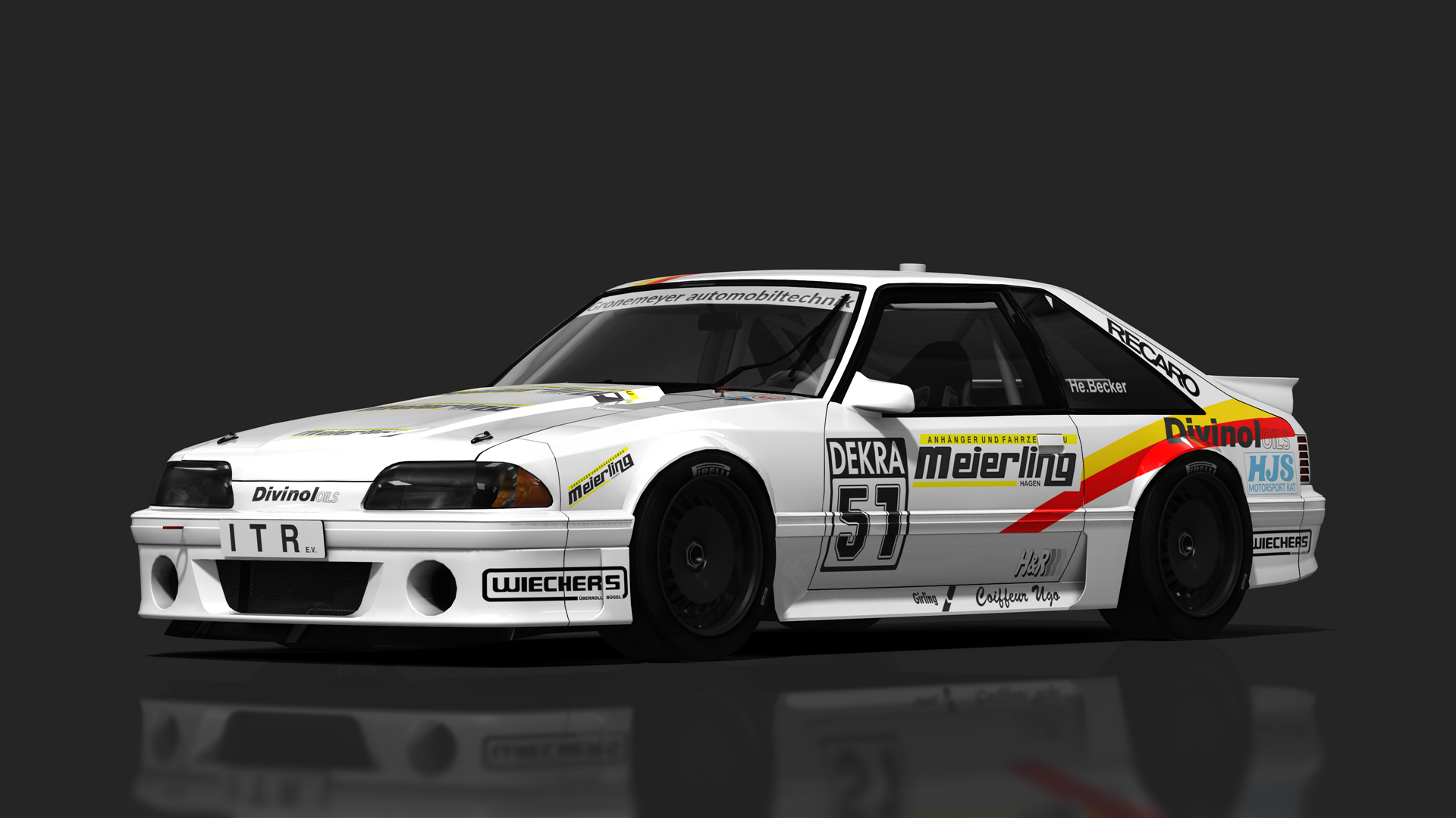 T78 DTM '91 Ford Mustang 5.0 GT, skin 51_heinz_becker