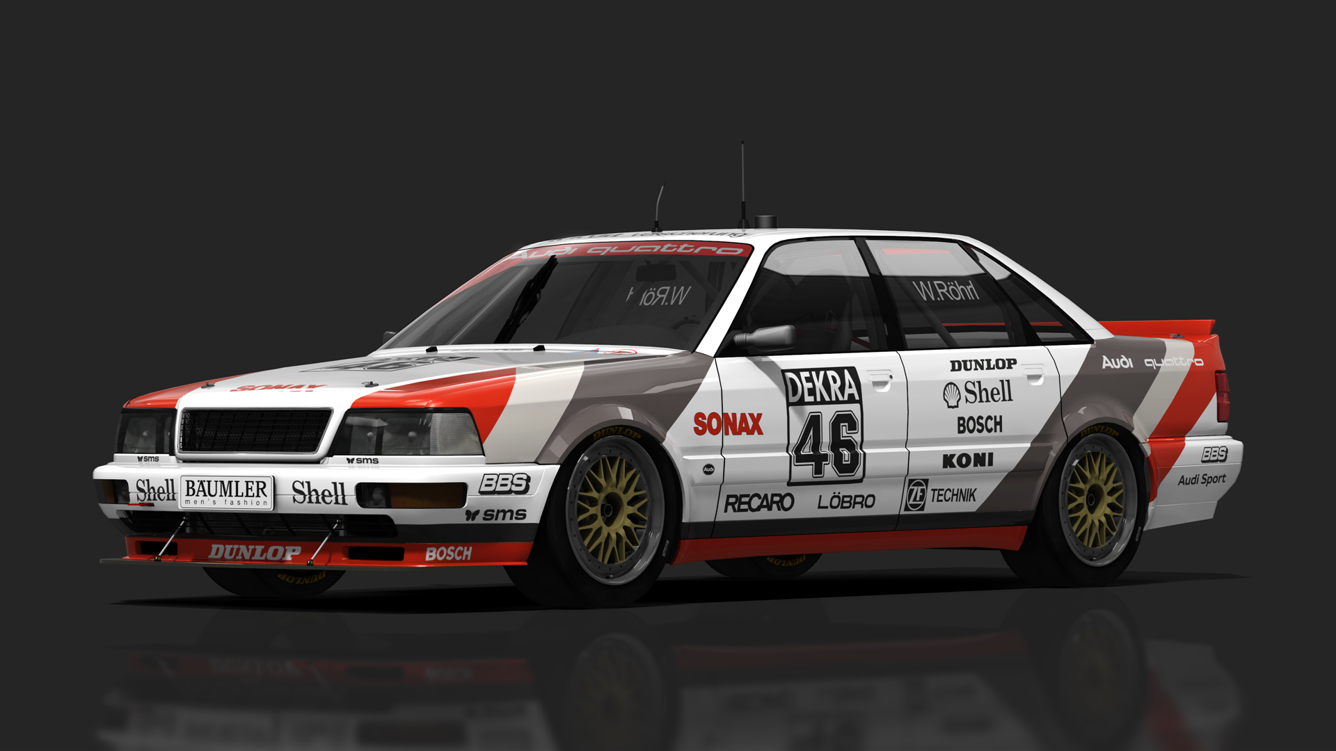T78 DTM '91 Audi V8 quattro Evo, skin 46_walter_rohrl